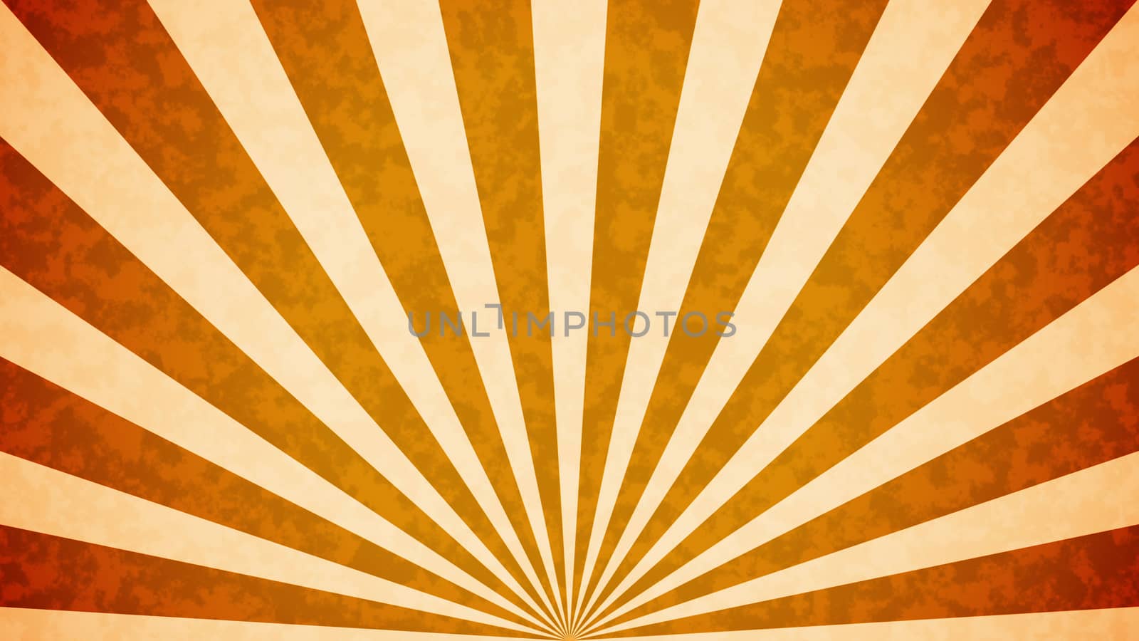 Orange Sun burst retro background design.