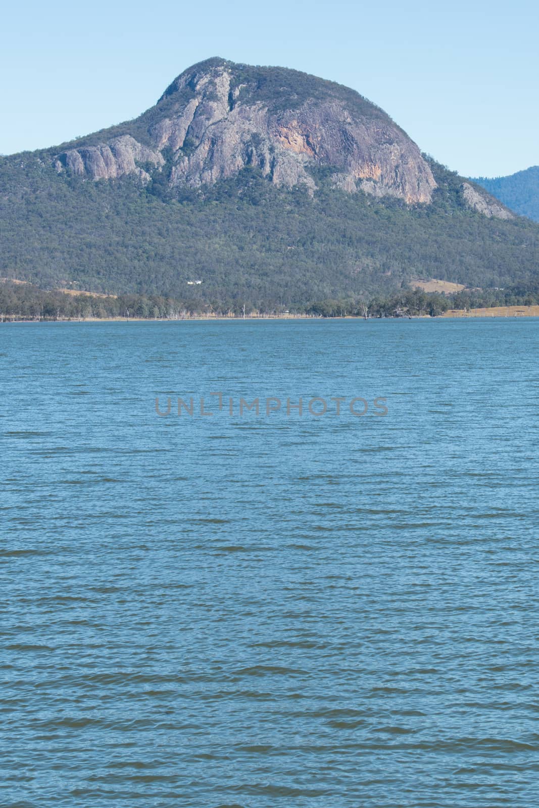 Lake Moogerah on the Scenic Rim in Queensland during the day 