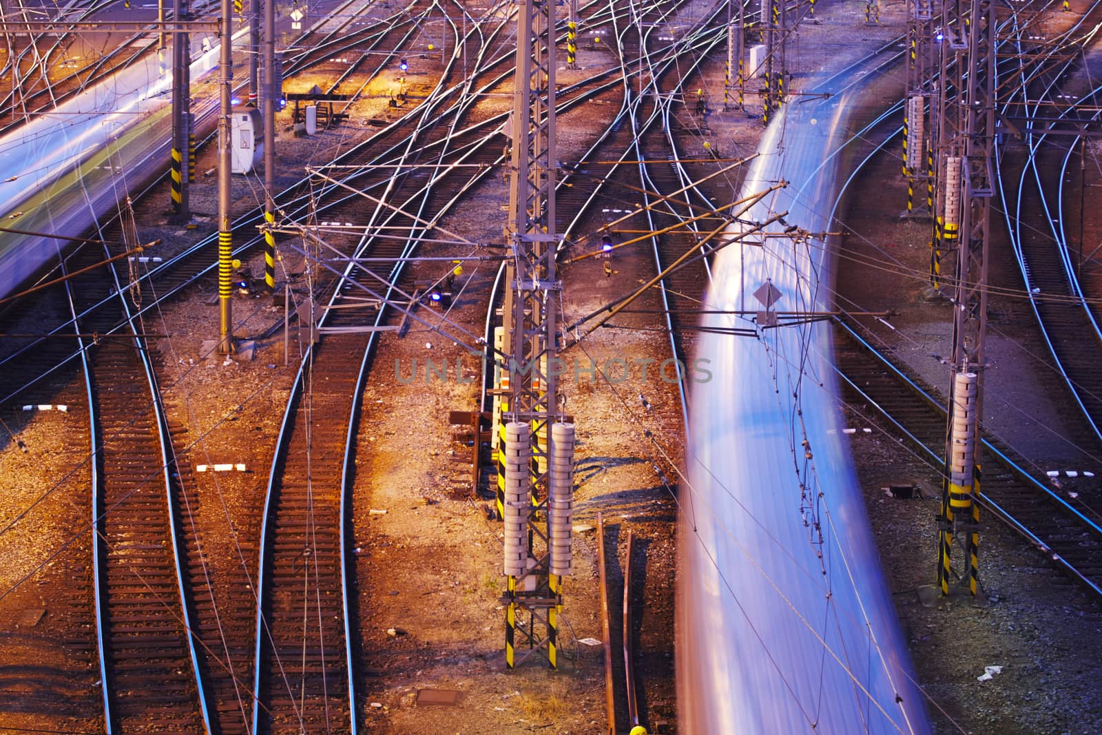 Complicated rail network, Prague