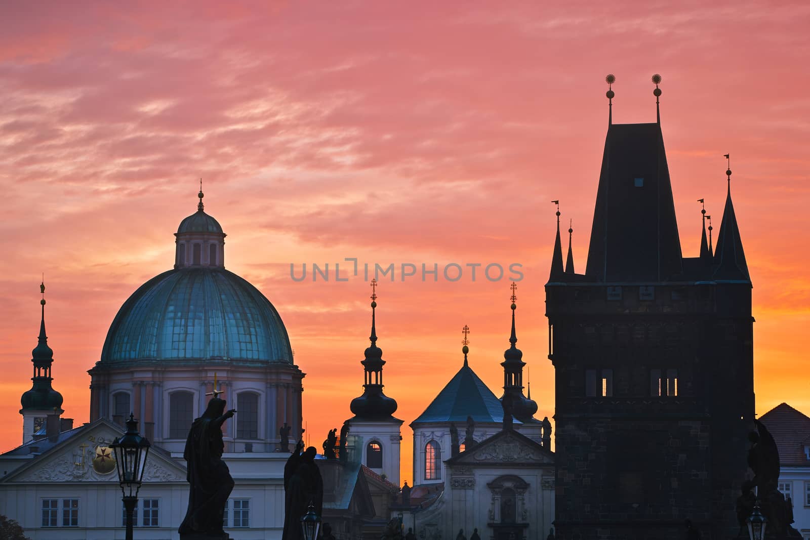 Sunrise in Prague by Chalabala