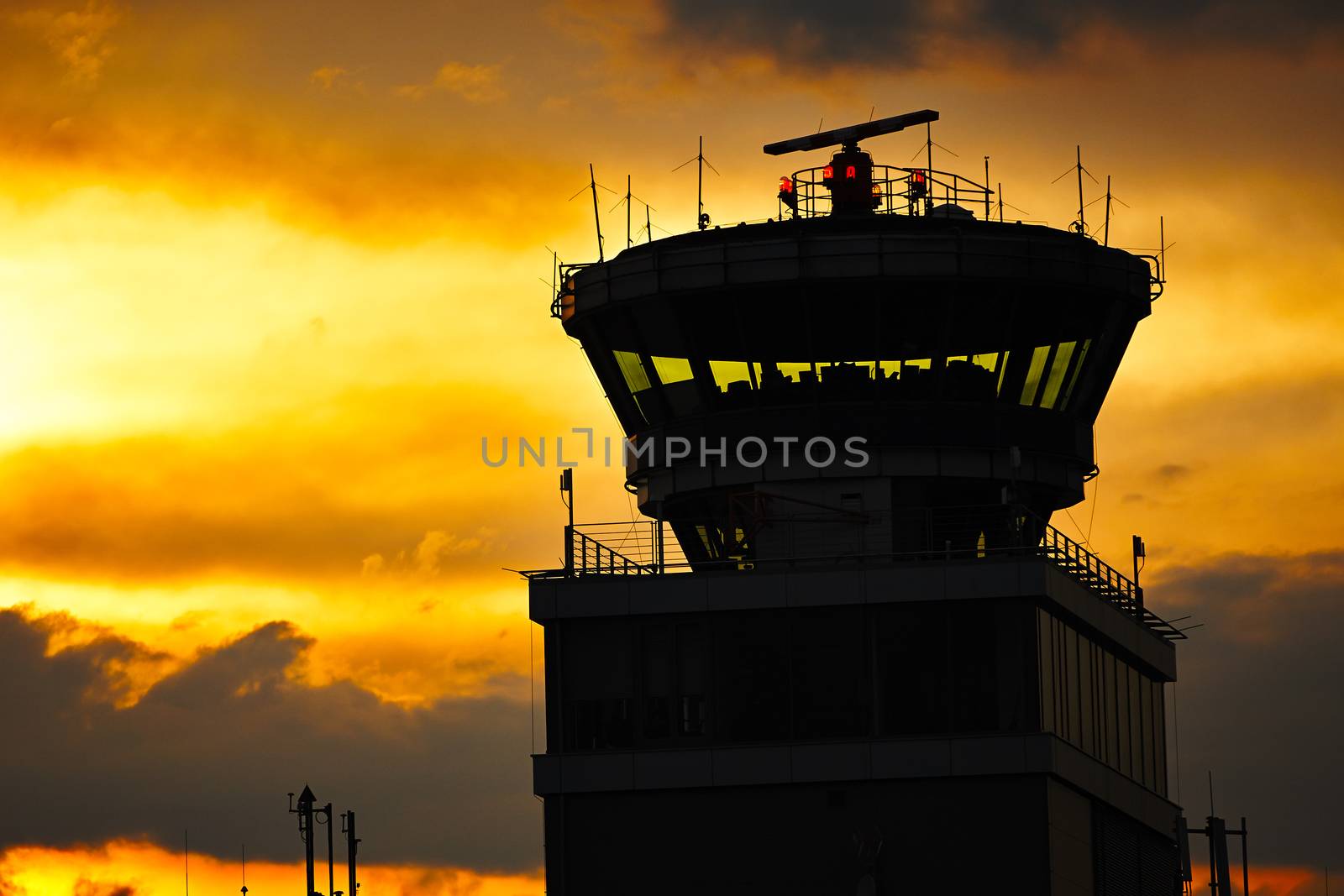 Air traffic control tower by Chalabala