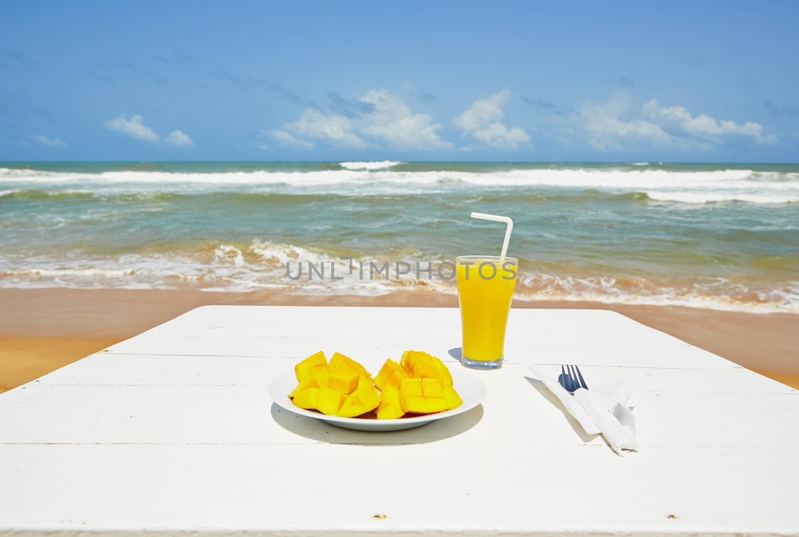 Breakfast on the beach by Chalabala