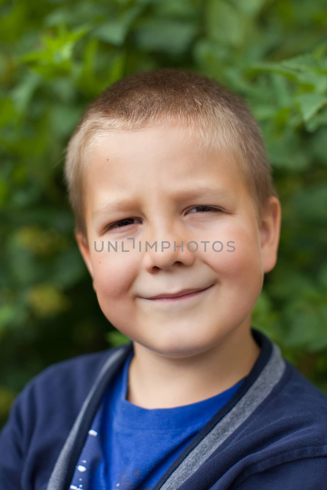 Portrait of a boy in nature by lanser314