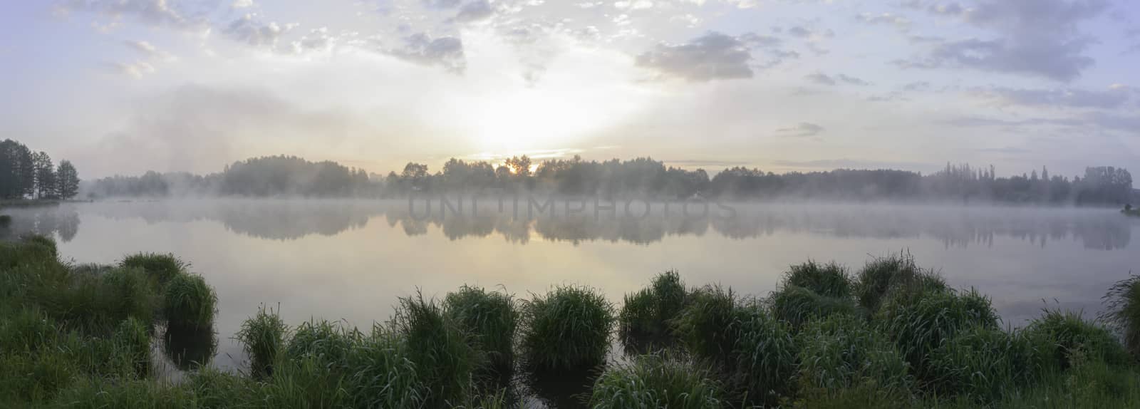 landscape with natural river, nature series