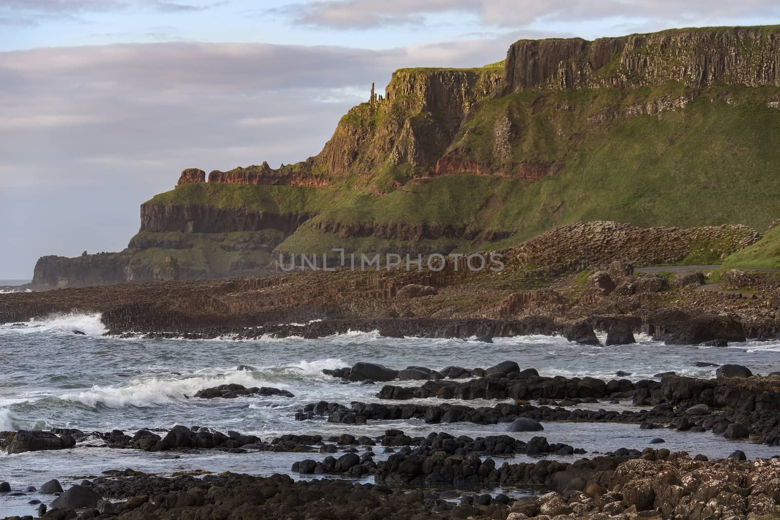 The Giants Causeway in County Antrim in Northern Ireland. A UNESCO World Heritage Site.