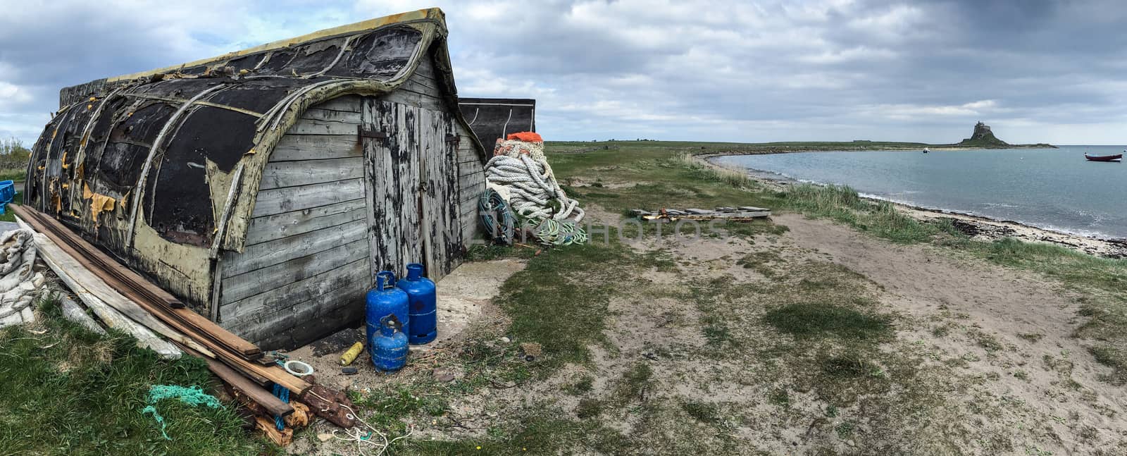 Old Boat sheds - Lindisfarne - Holy Island by SteveAllenPhoto