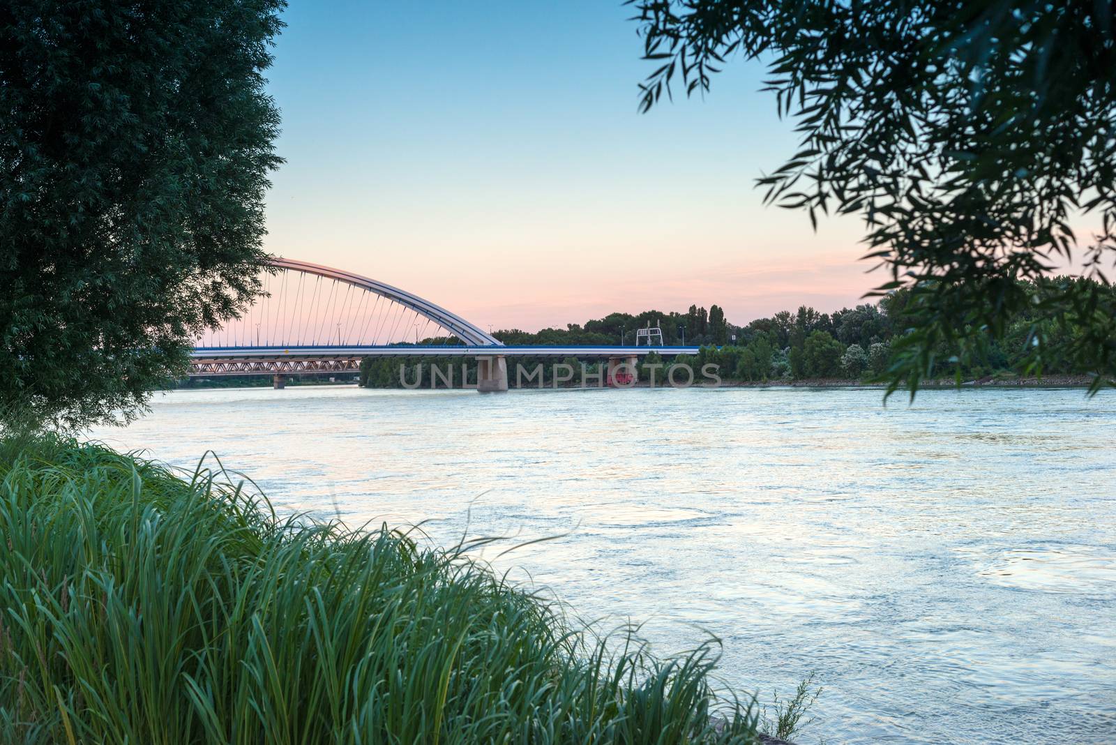 Embankment of the Danube in Bratislava