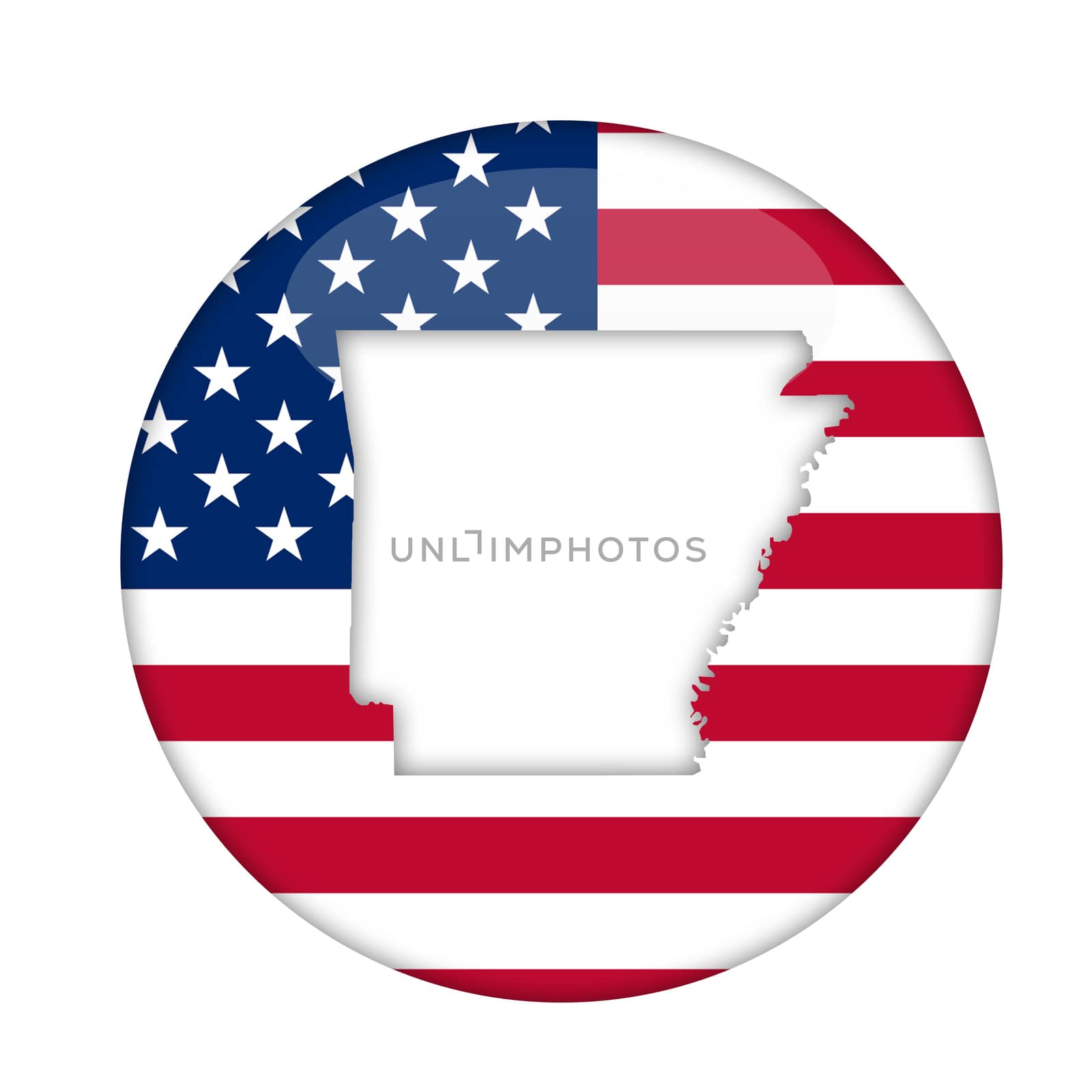 Arkansas state of America badge by speedfighter