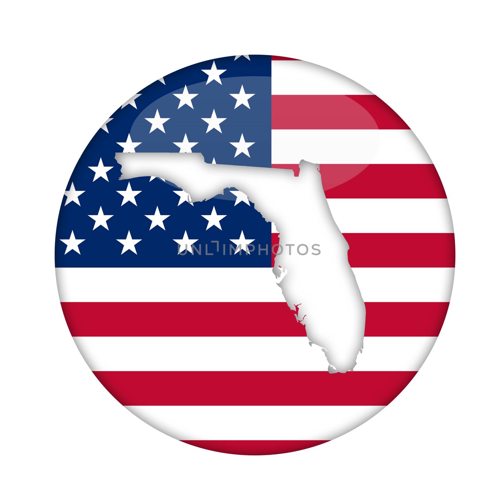 Florida state of America badge by speedfighter