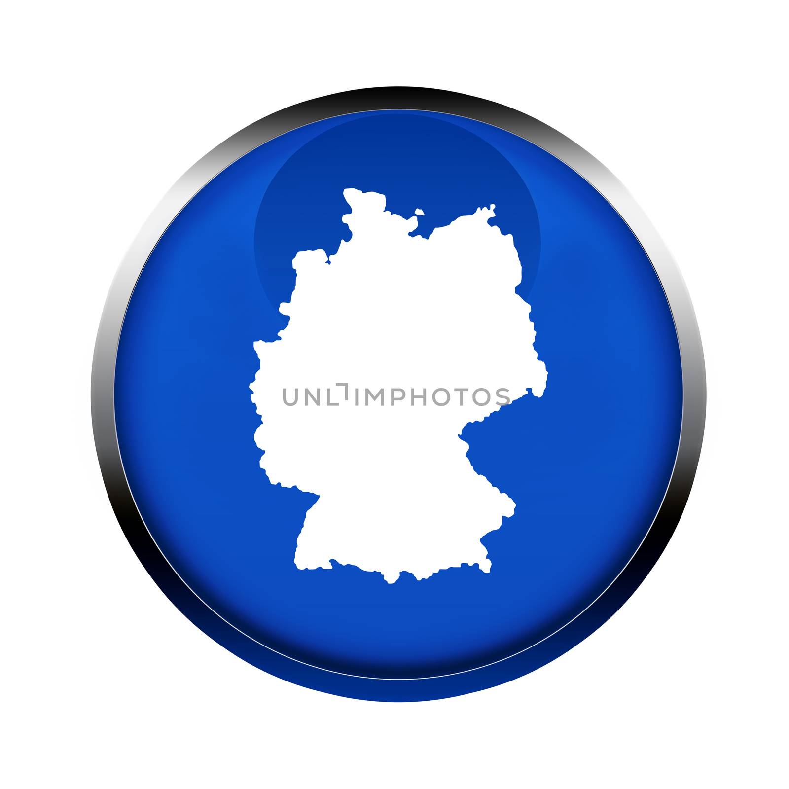 Germany map button in the colors of the European Union.