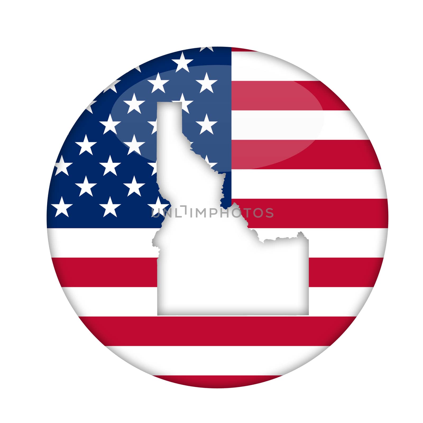 Idaho state of America badge by speedfighter