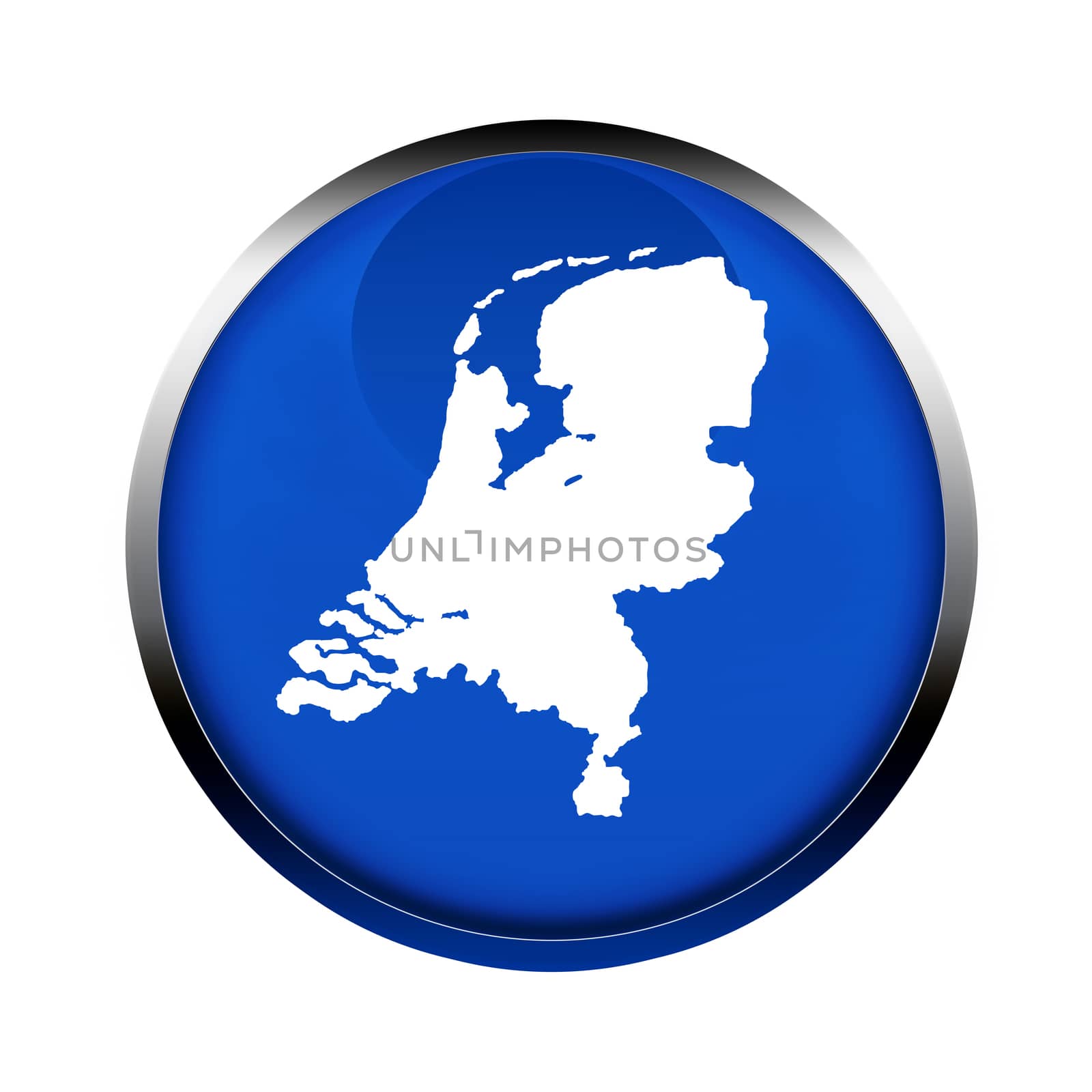 Netherlands map button in the colors of the European Union.