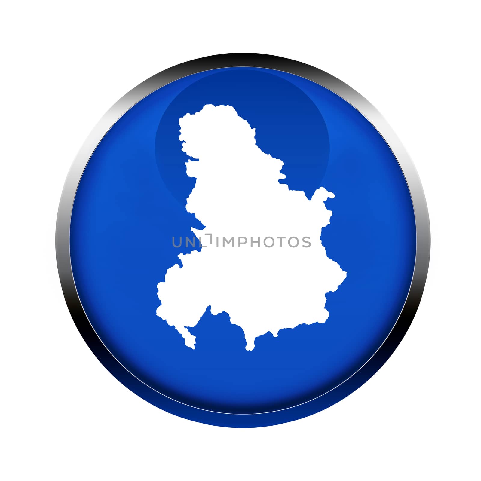 Serbia and Montenegro map button by speedfighter
