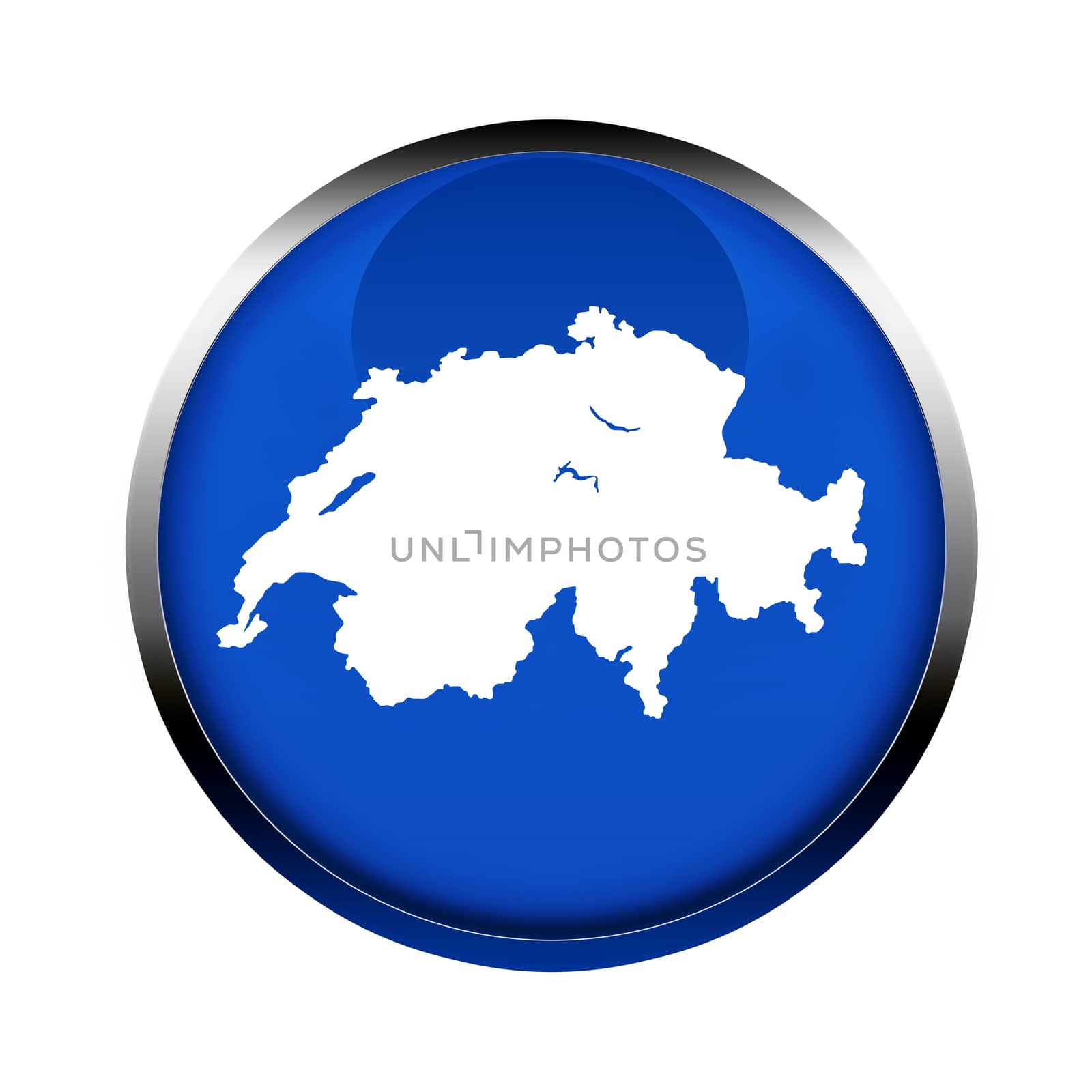 Switzerland map button in the colors of the European Union.