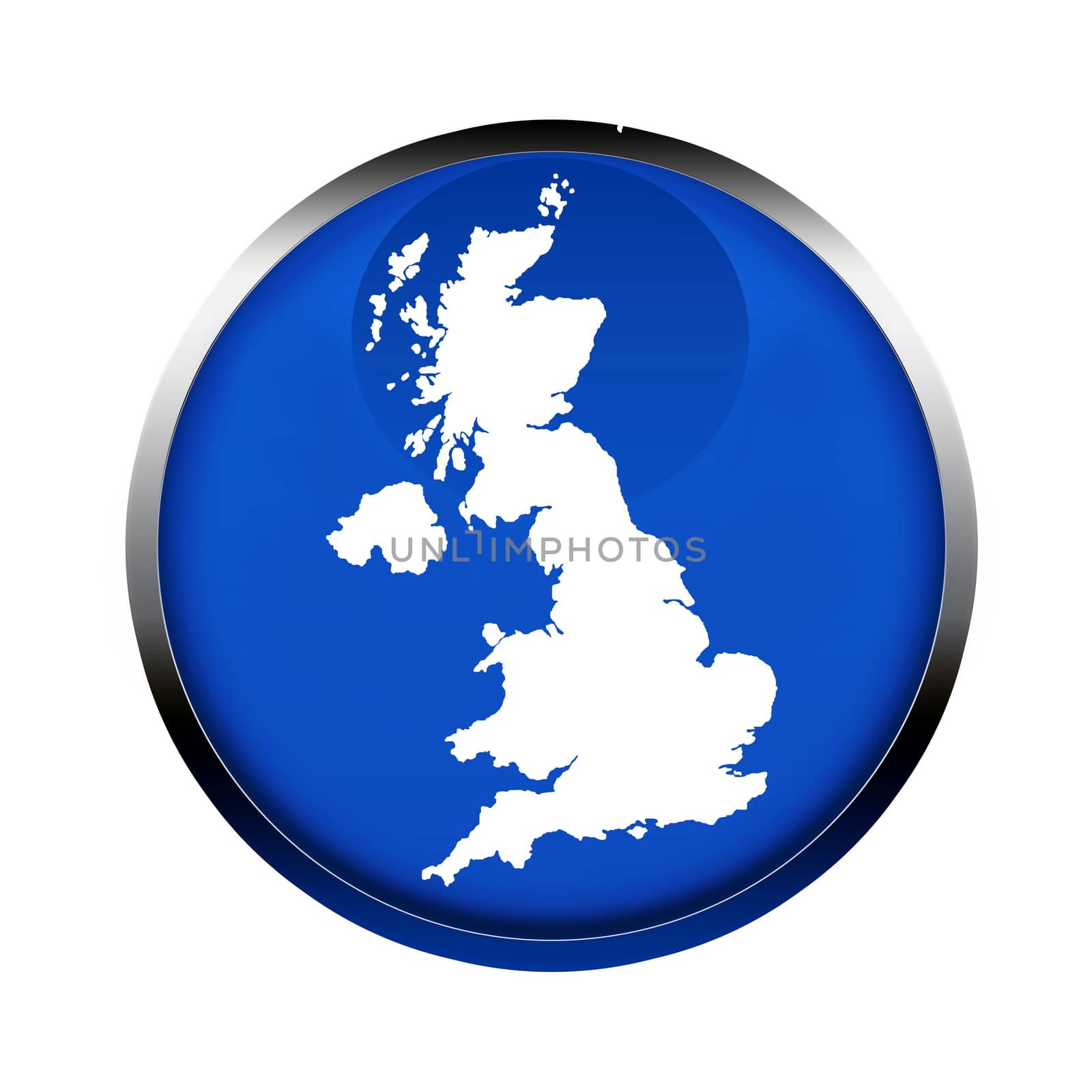 United Kingdom map button in the colors of the European Union.