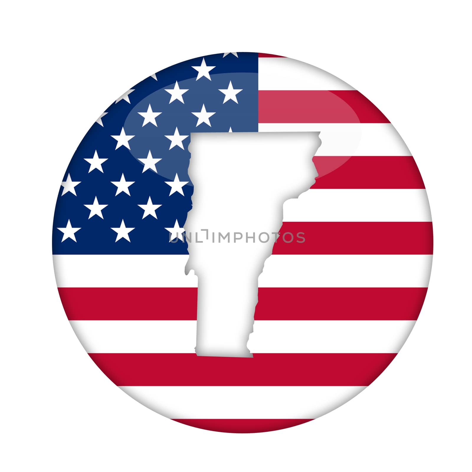 Vermont state of America badge by speedfighter