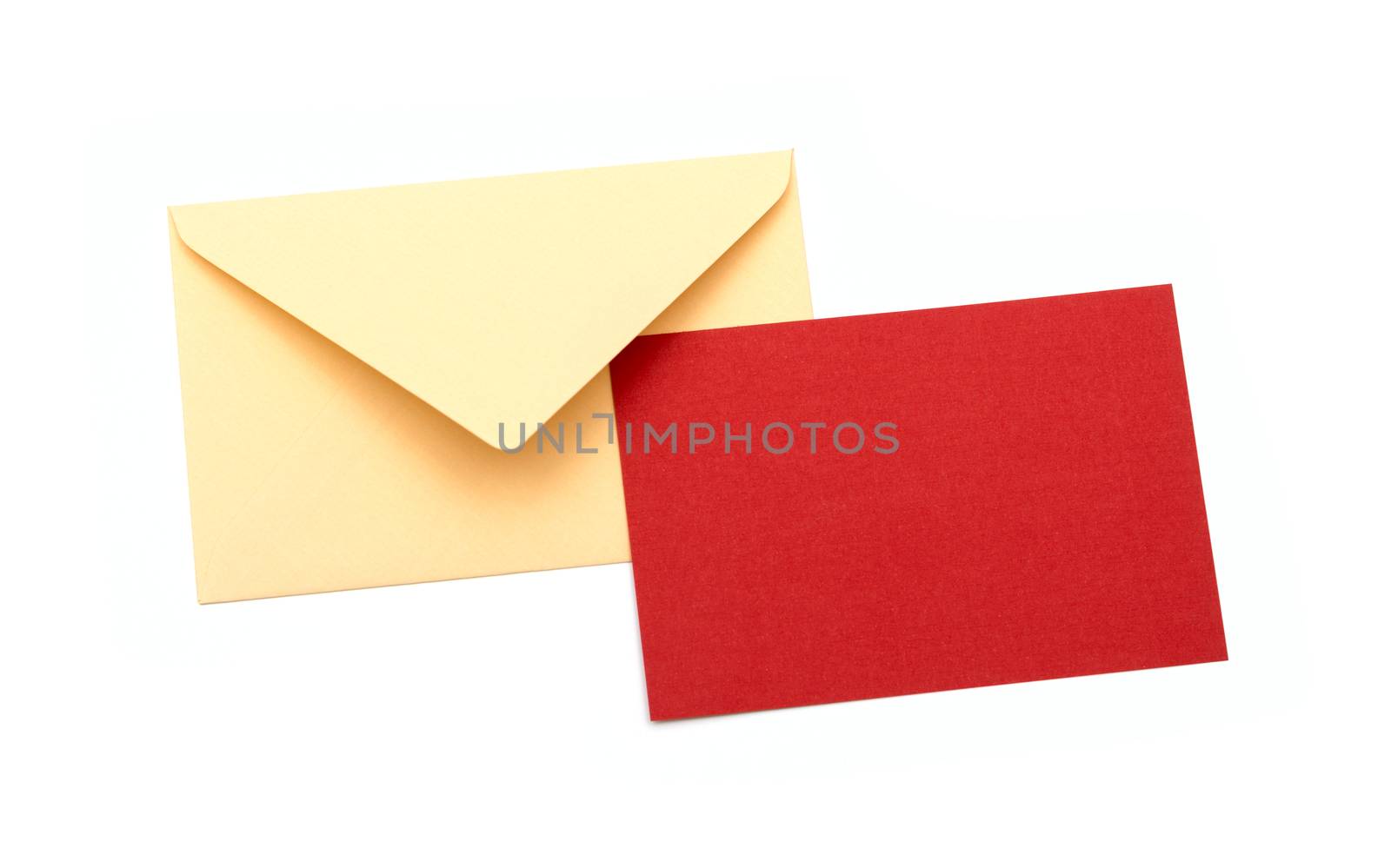 Red envelope on a white background by DNKSTUDIO