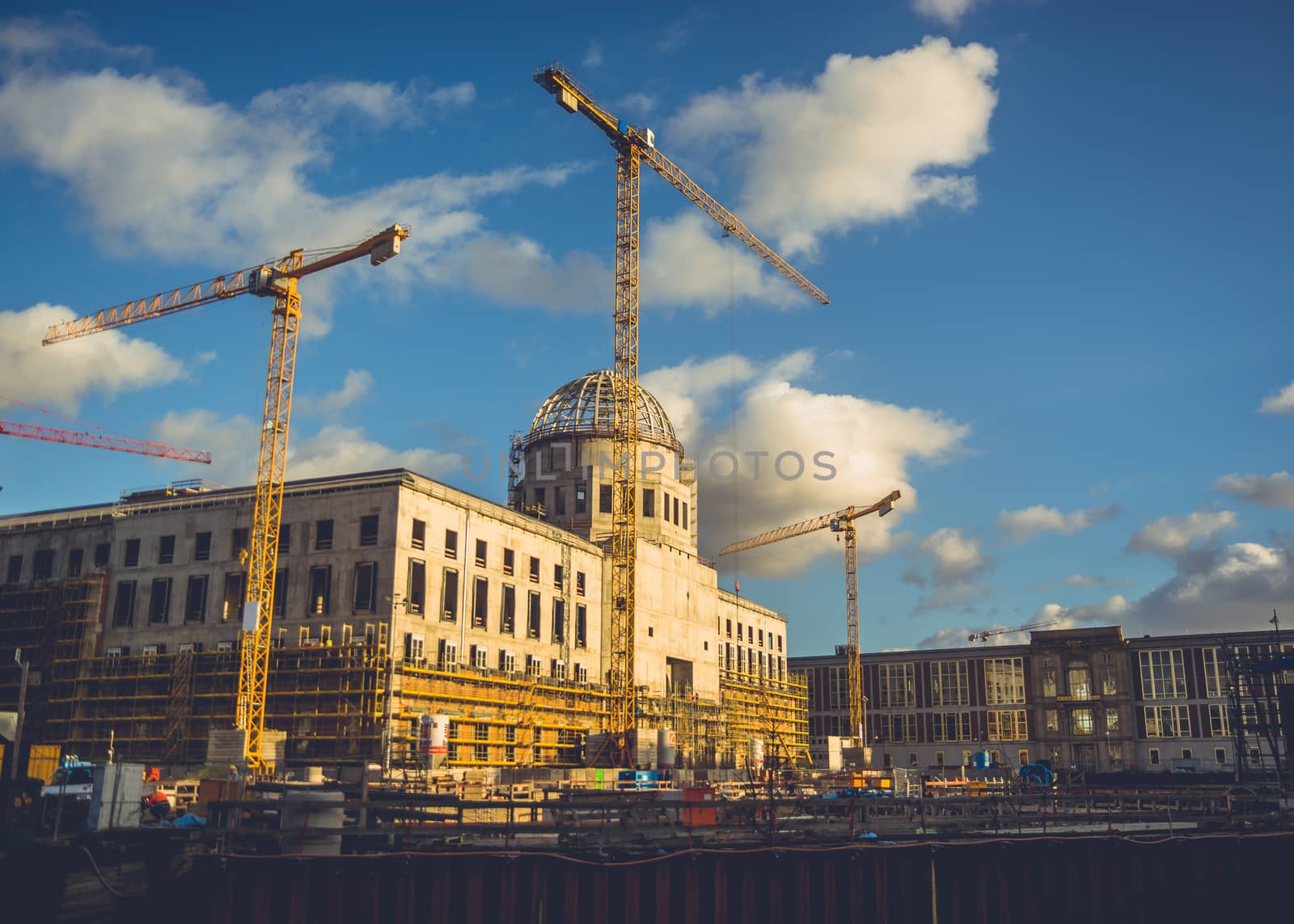 The new Stadtschloss being built in Berlin, Germany.