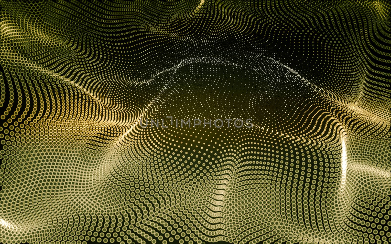 Abstract polygonal space low poly dark background, 3d rendering by teerawit