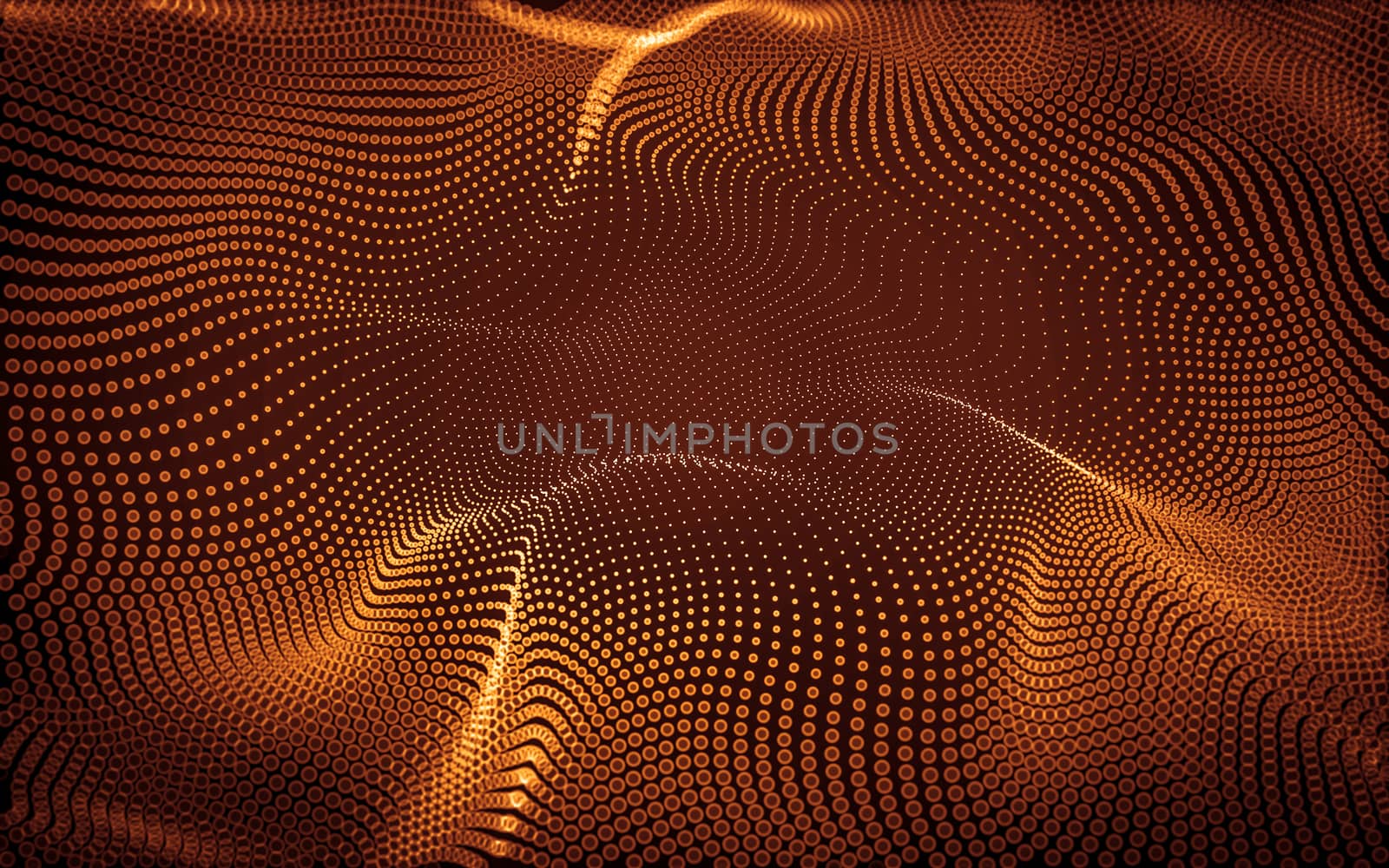 Abstract polygonal space low poly dark background with connecting dots and lines. Connection structure. 3d rendering