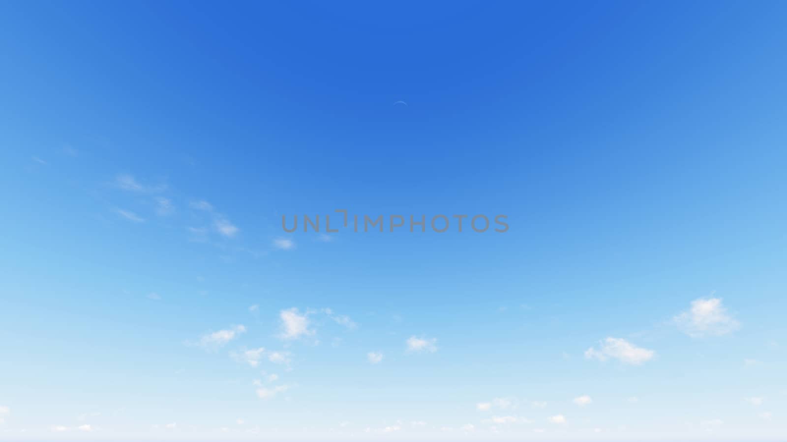 Cloudy blue sky abstract background, blue sky background with tiny clouds, 3d rendering

