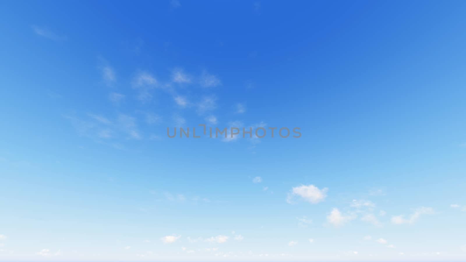 Cloudy blue sky abstract background, blue sky background with tiny clouds, 3d rendering

