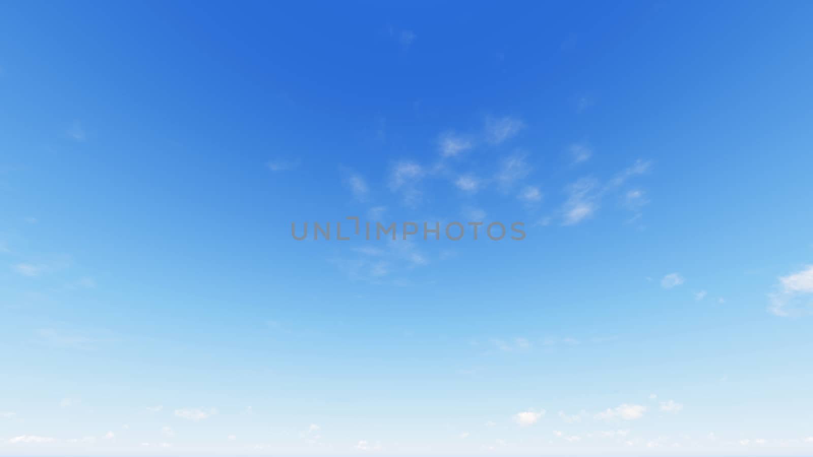 Cloudy blue sky abstract background, blue sky background with tiny clouds, 3d rendering

