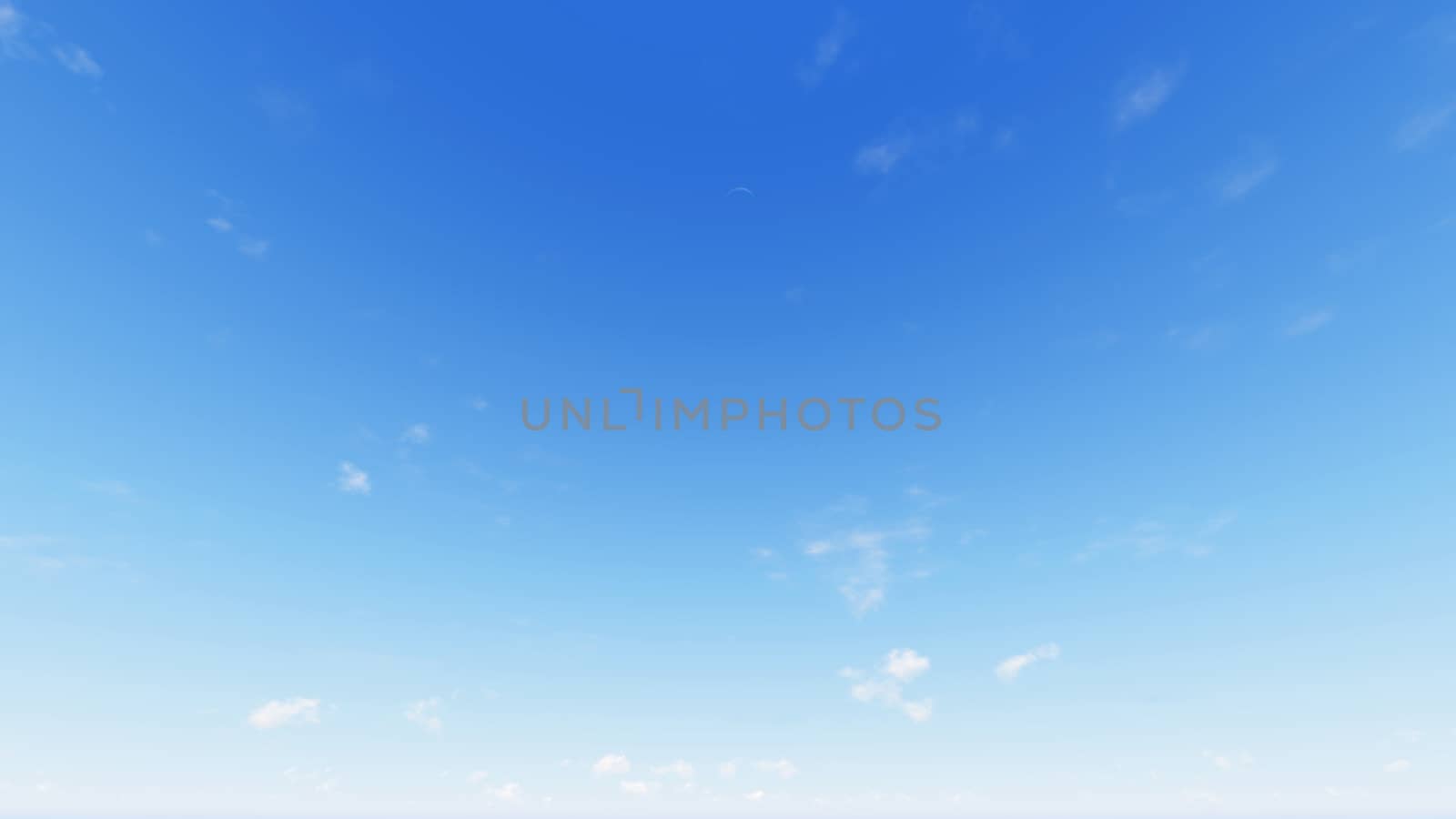 Cloudy blue sky abstract background, blue sky background with tiny clouds, 3d rendering

