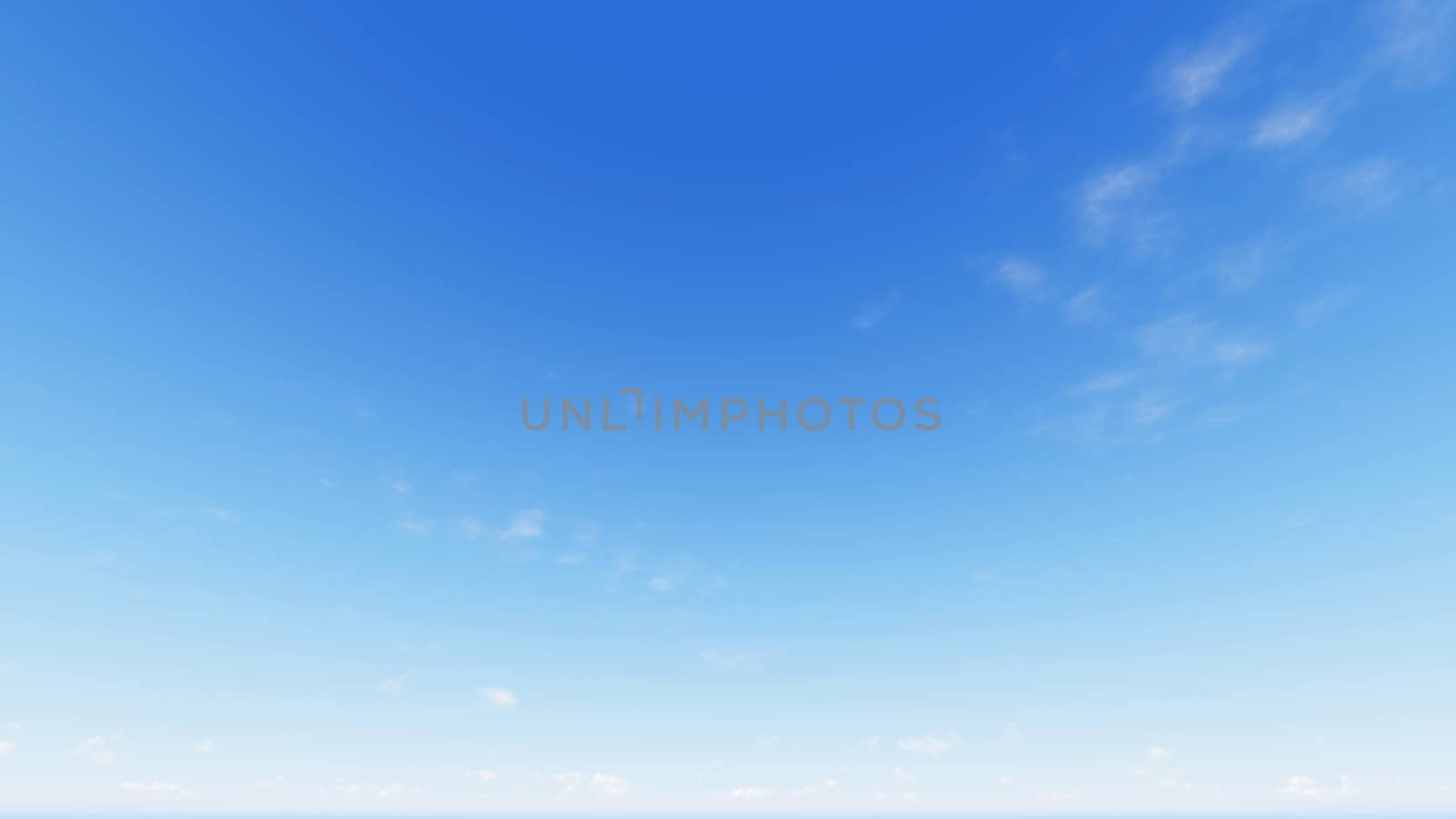 Cloudy blue sky abstract background, blue sky background with tiny clouds, 3d rendering

