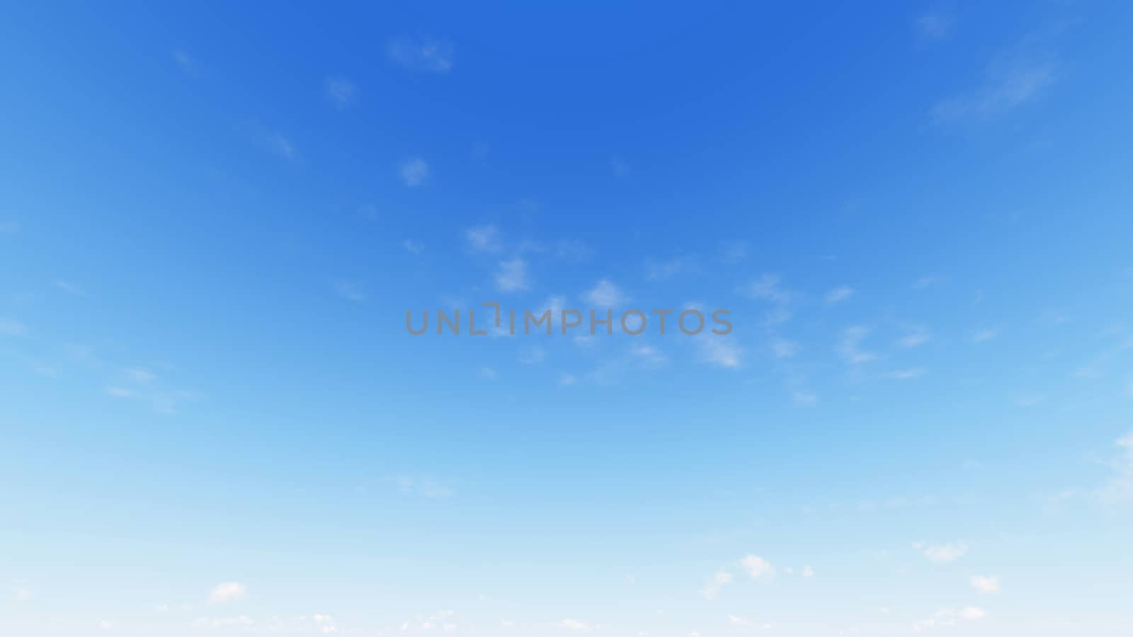 Cloudy blue sky abstract background, blue sky background with tiny clouds, 3d rendering

