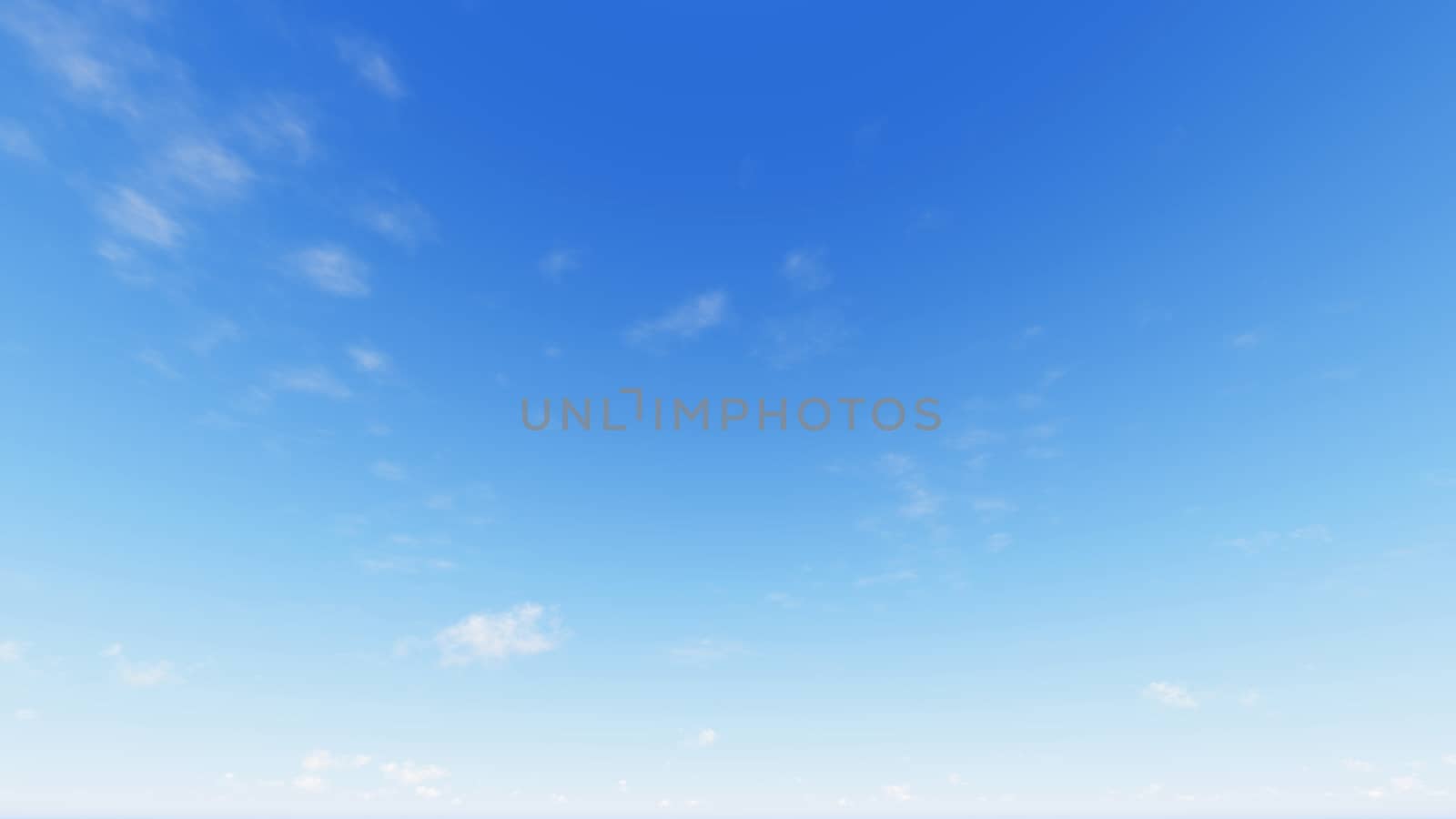 Cloudy blue sky abstract background, blue sky background with tiny clouds, 3d rendering

