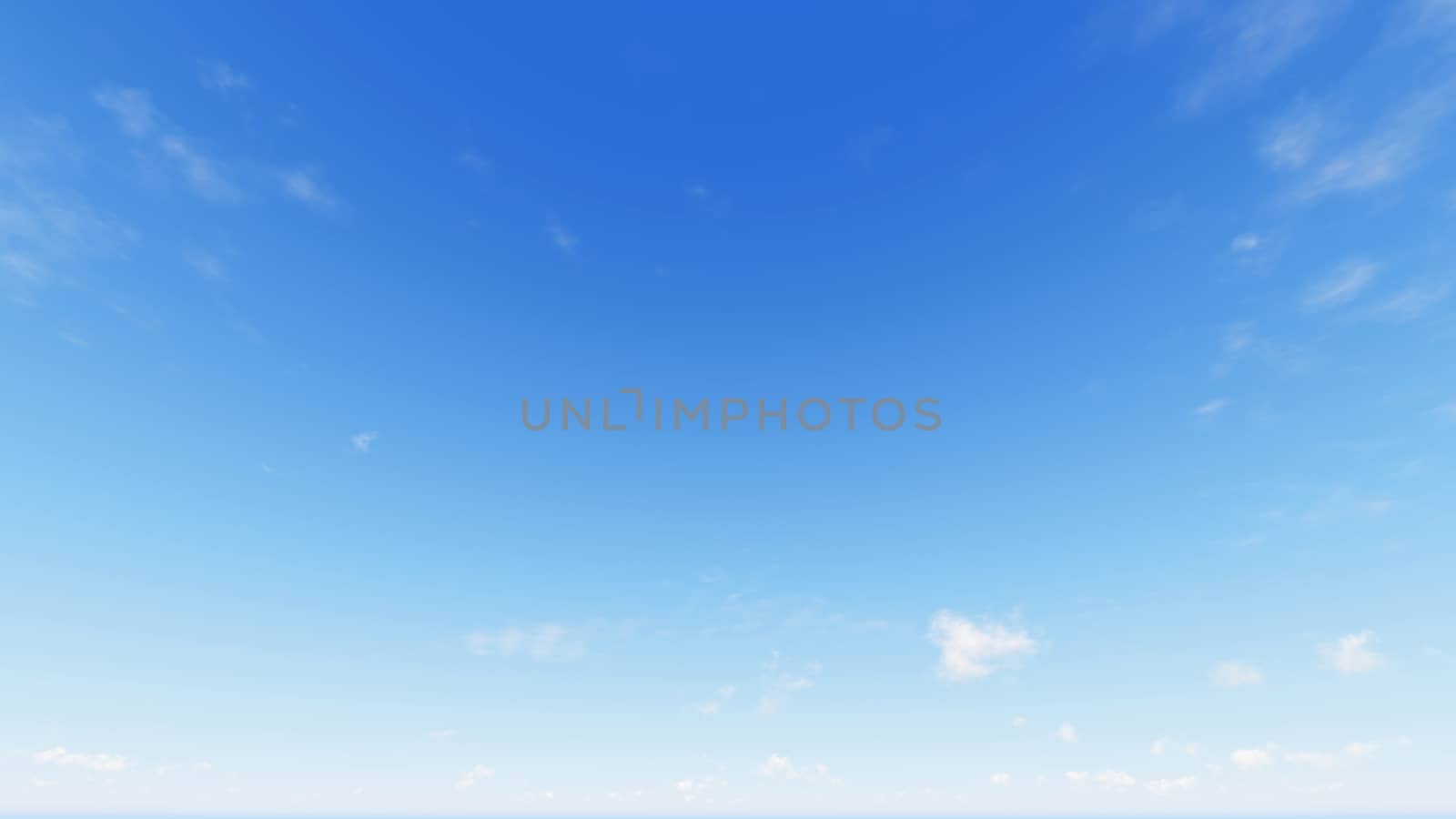 Cloudy blue sky abstract background, blue sky background with tiny clouds, 3d rendering

