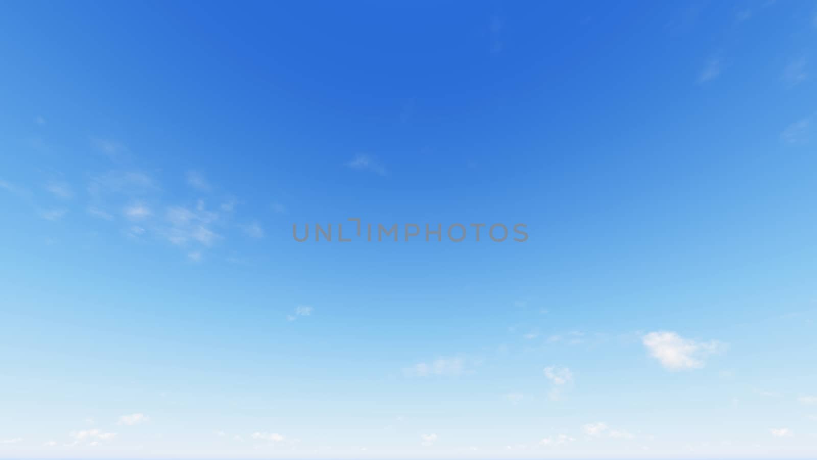 Cloudy blue sky abstract background, blue sky background with tiny clouds, 3d rendering

