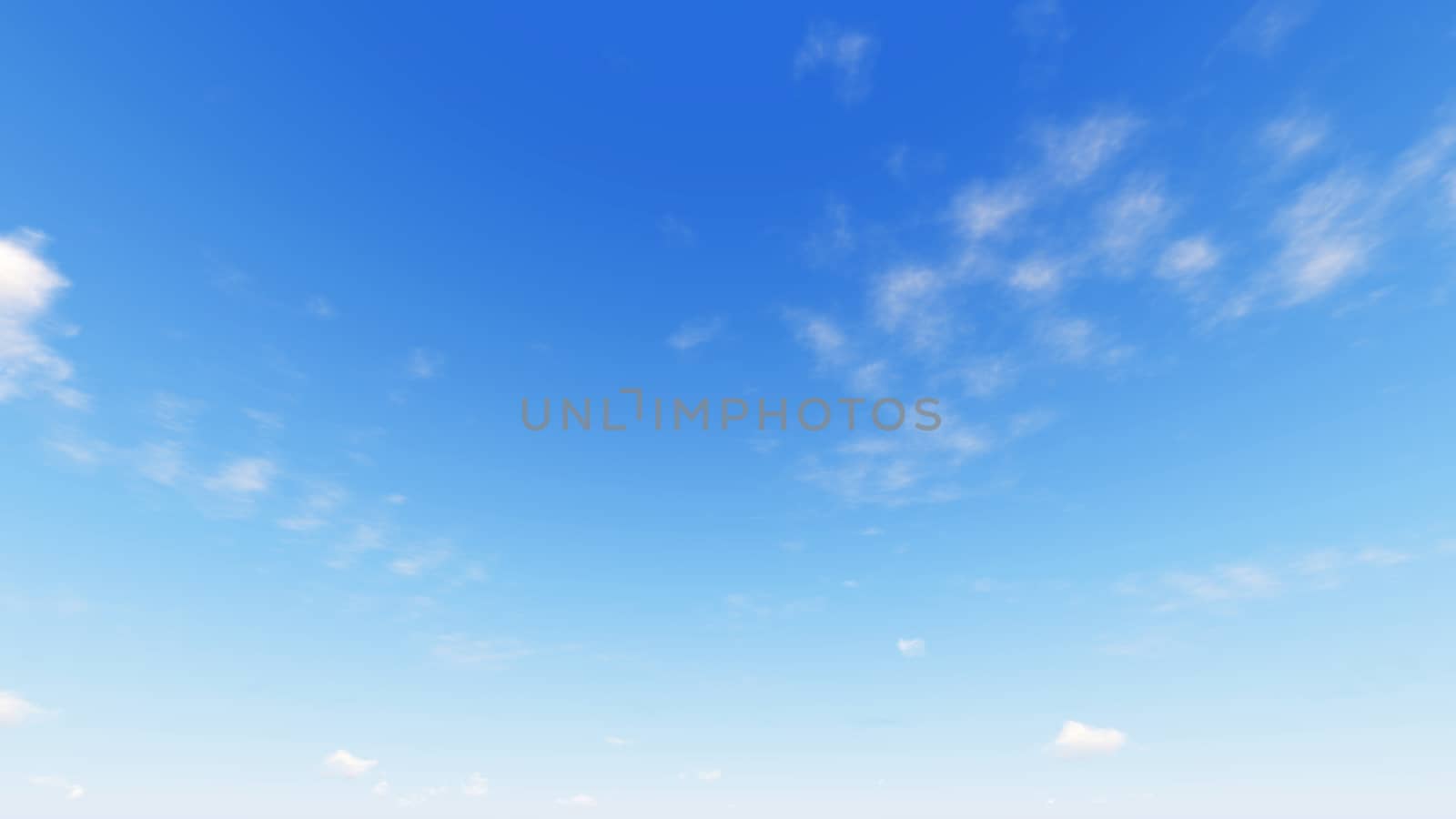 Cloudy blue sky abstract background, blue sky background with tiny clouds, 3d rendering

