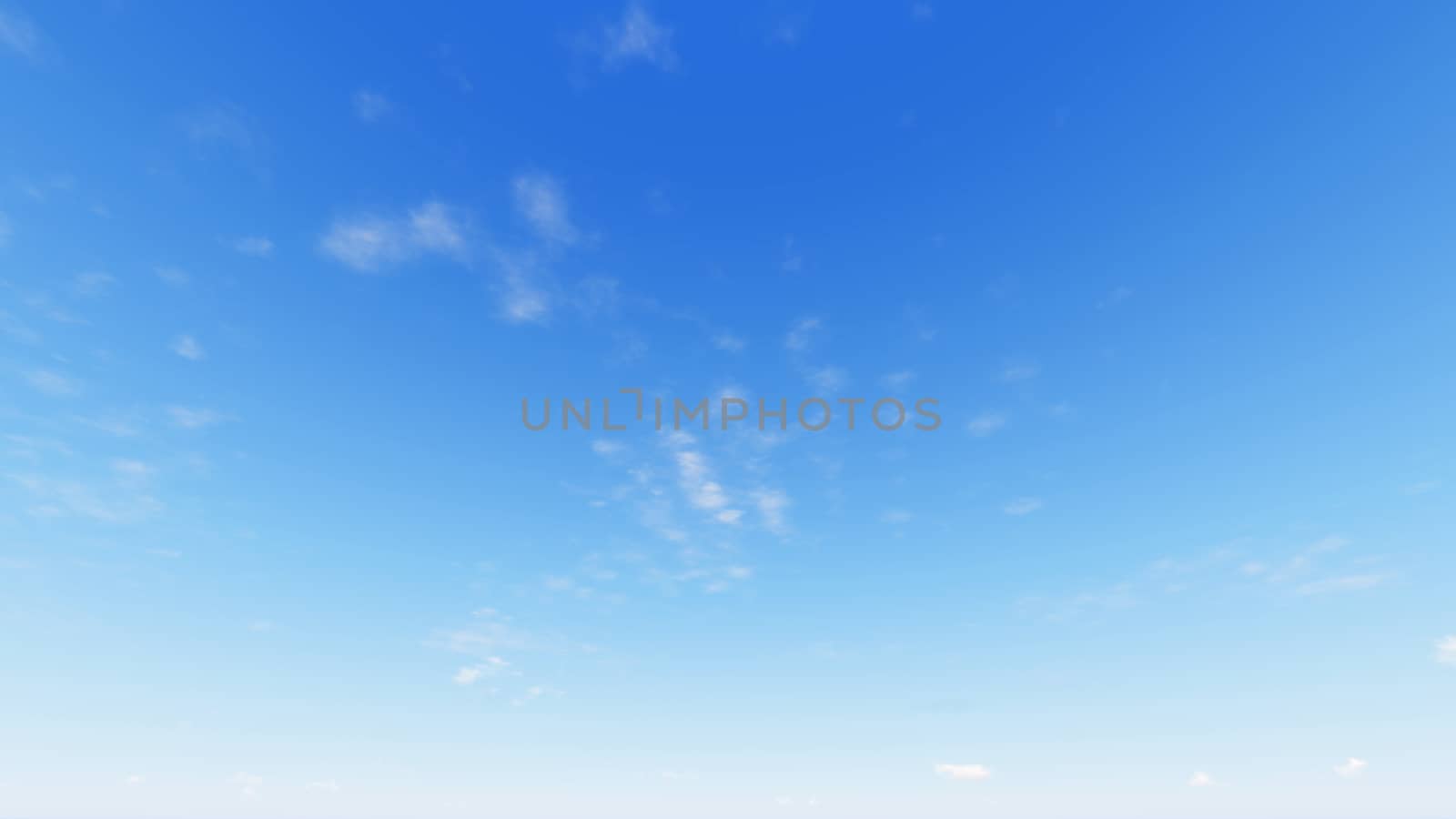 Cloudy blue sky abstract background, blue sky background with tiny clouds, 3d rendering

