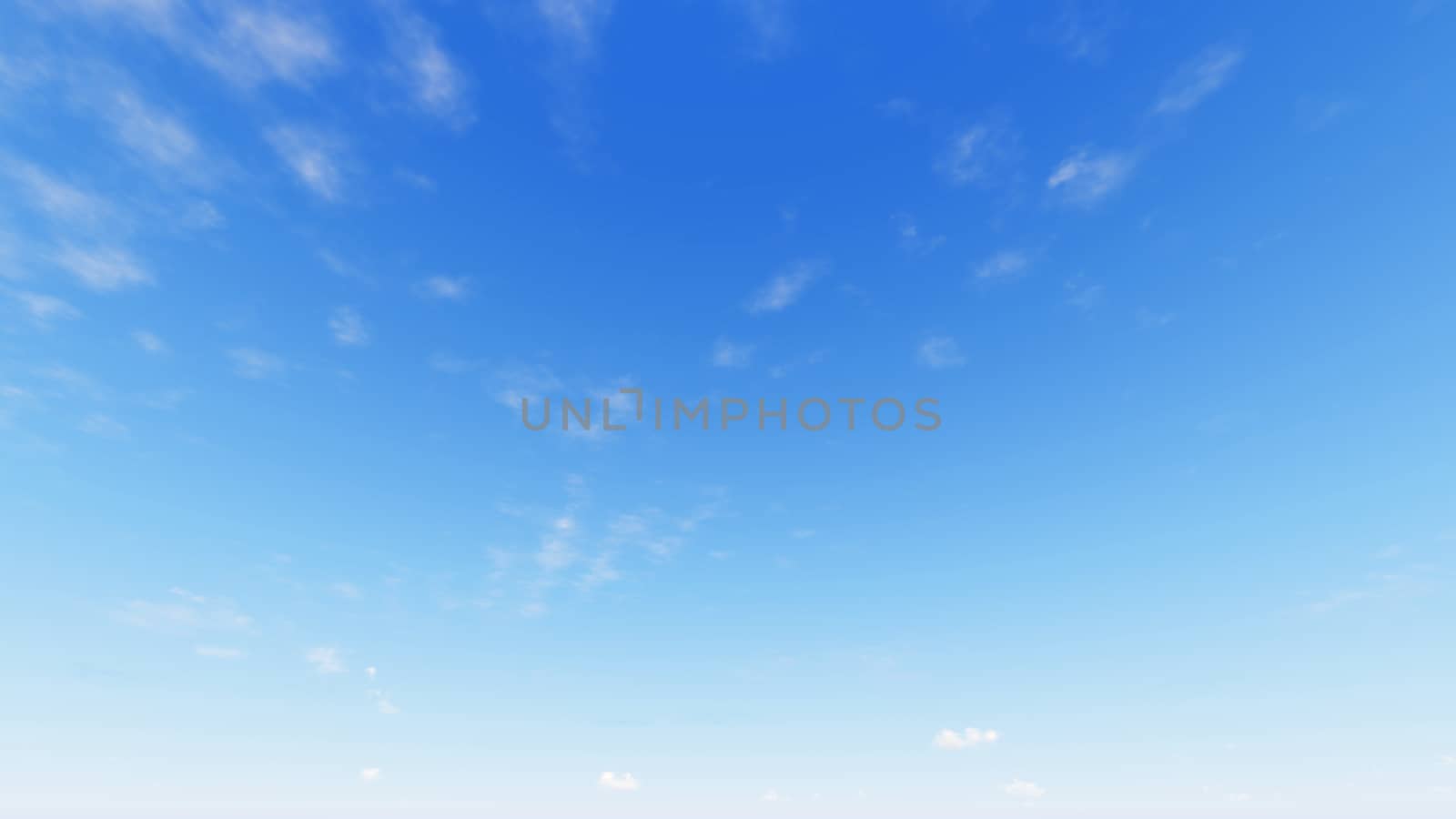 Cloudy blue sky abstract background, blue sky background with tiny clouds, 3d rendering

