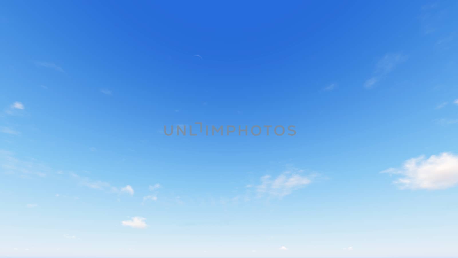 Cloudy blue sky abstract background, blue sky background with tiny clouds, 3d rendering

