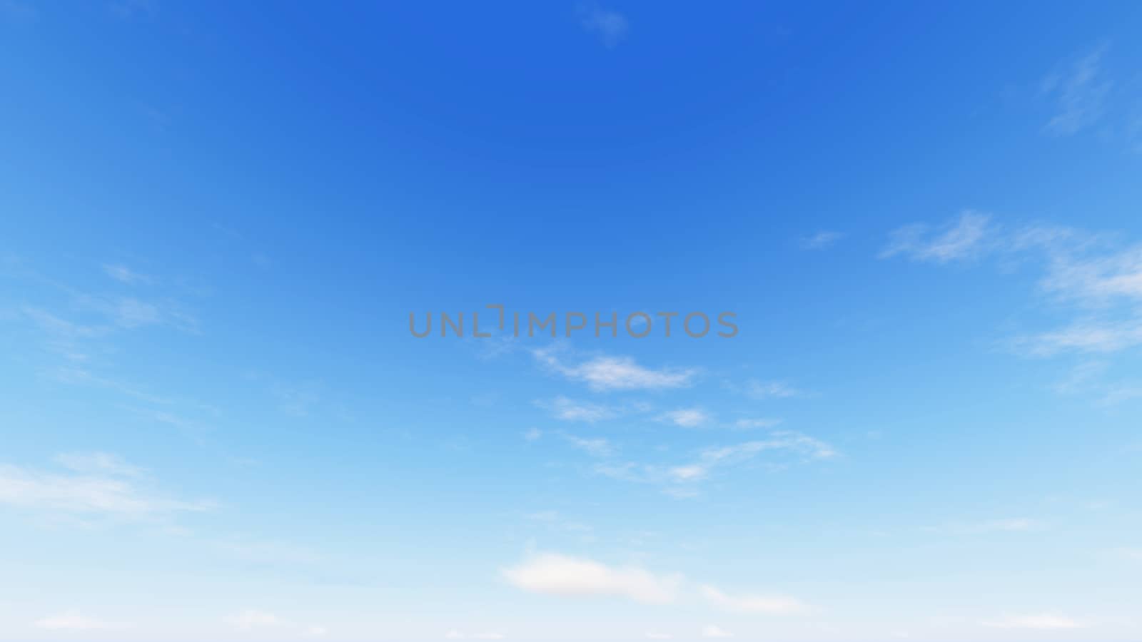 Cloudy blue sky abstract background, blue sky background with tiny clouds, 3d rendering

