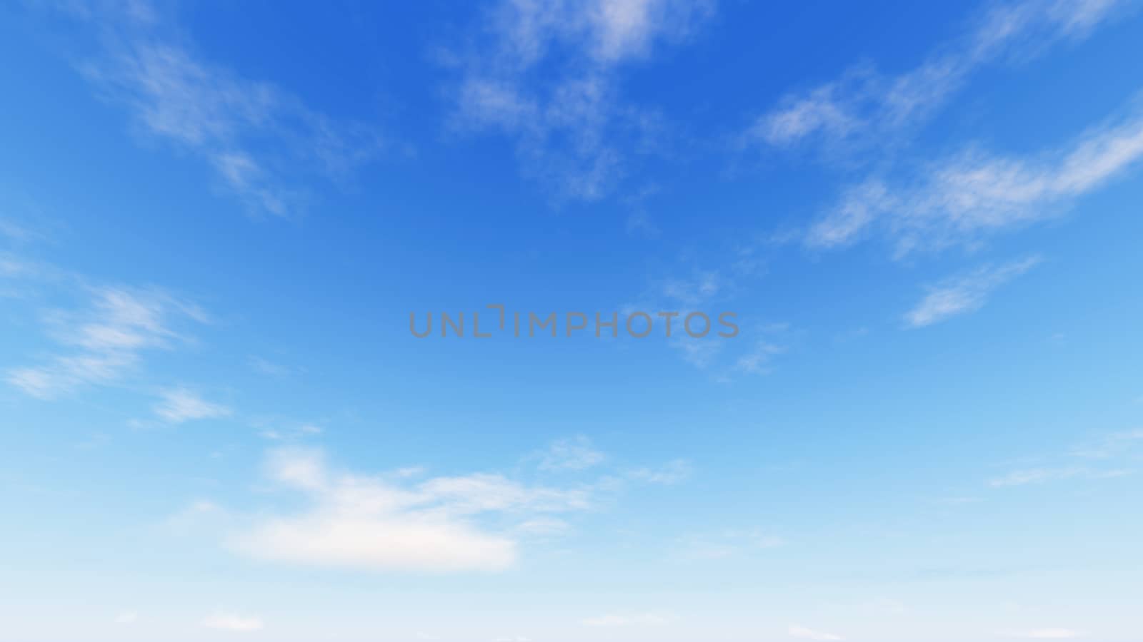 Cloudy blue sky abstract background, blue sky background with tiny clouds, 3d rendering

