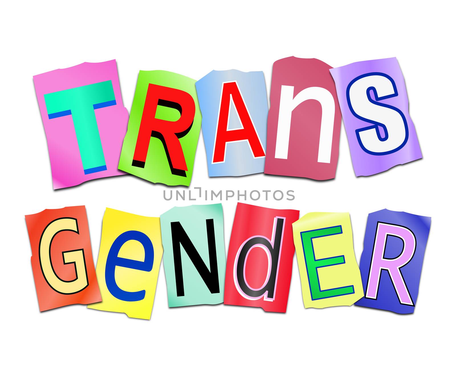 Transgender word concept. by 72soul