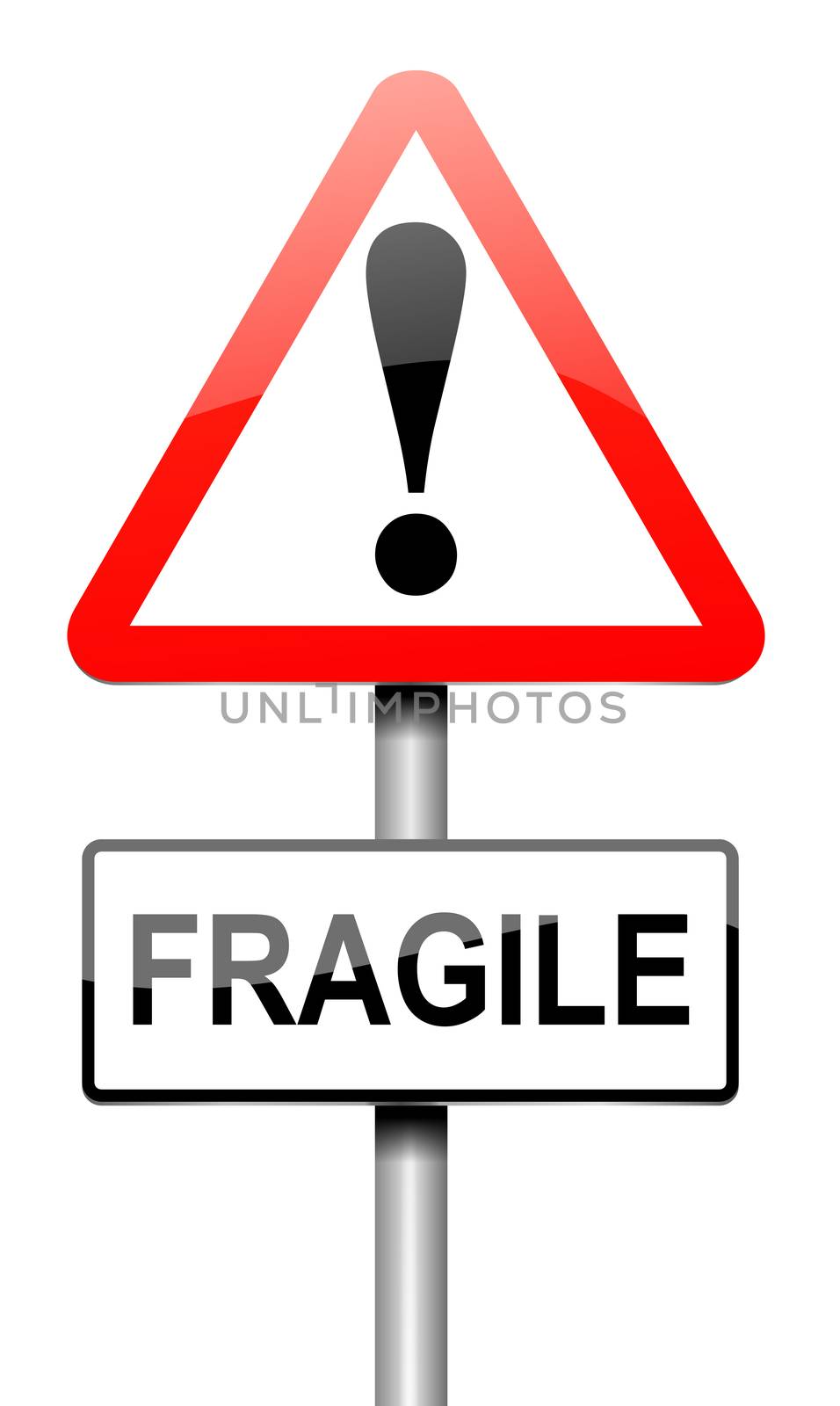 Fragile sign concept. by 72soul
