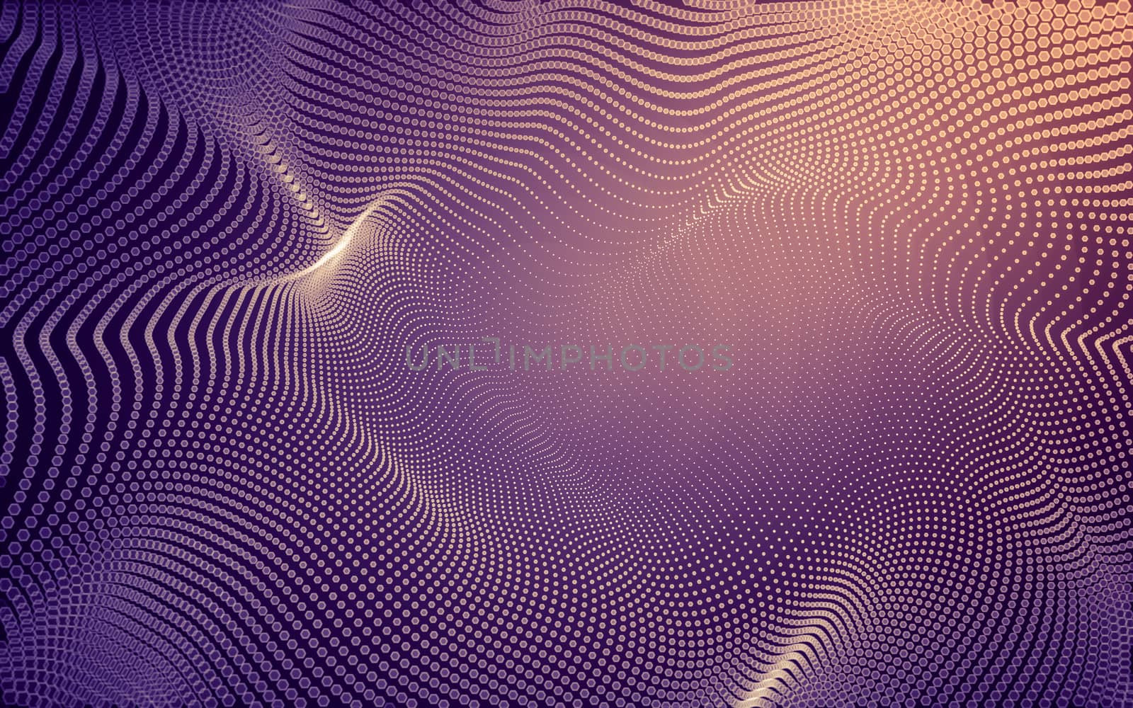 Abstract polygonal space low poly dark background with connecting dots and lines. Connection structure. 3d rendering