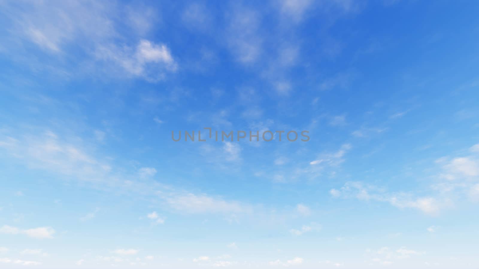 Cloudy blue sky abstract background, blue sky background with tiny clouds, 3d rendering

