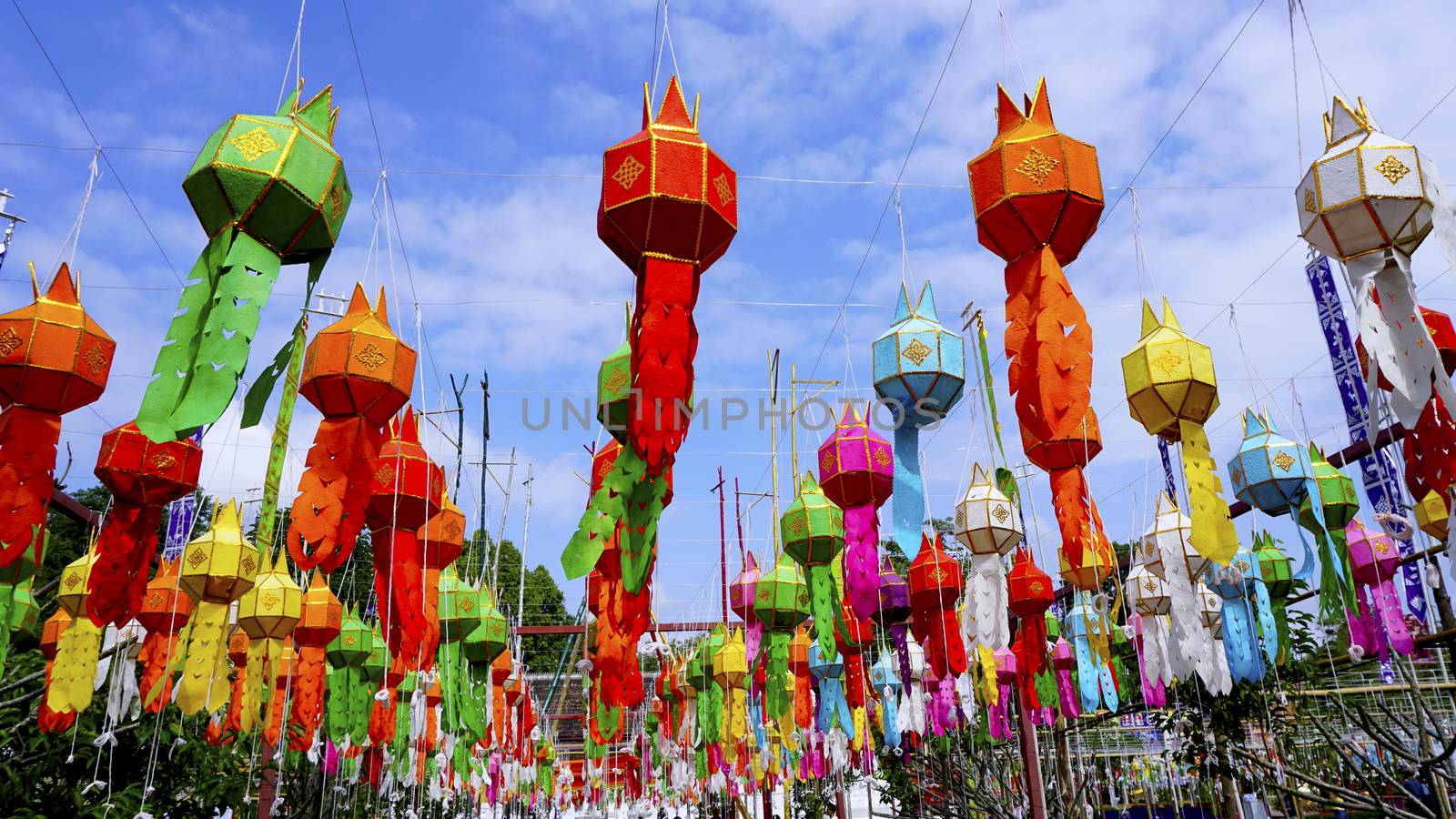 Yee Peng Festival New Year in thailand