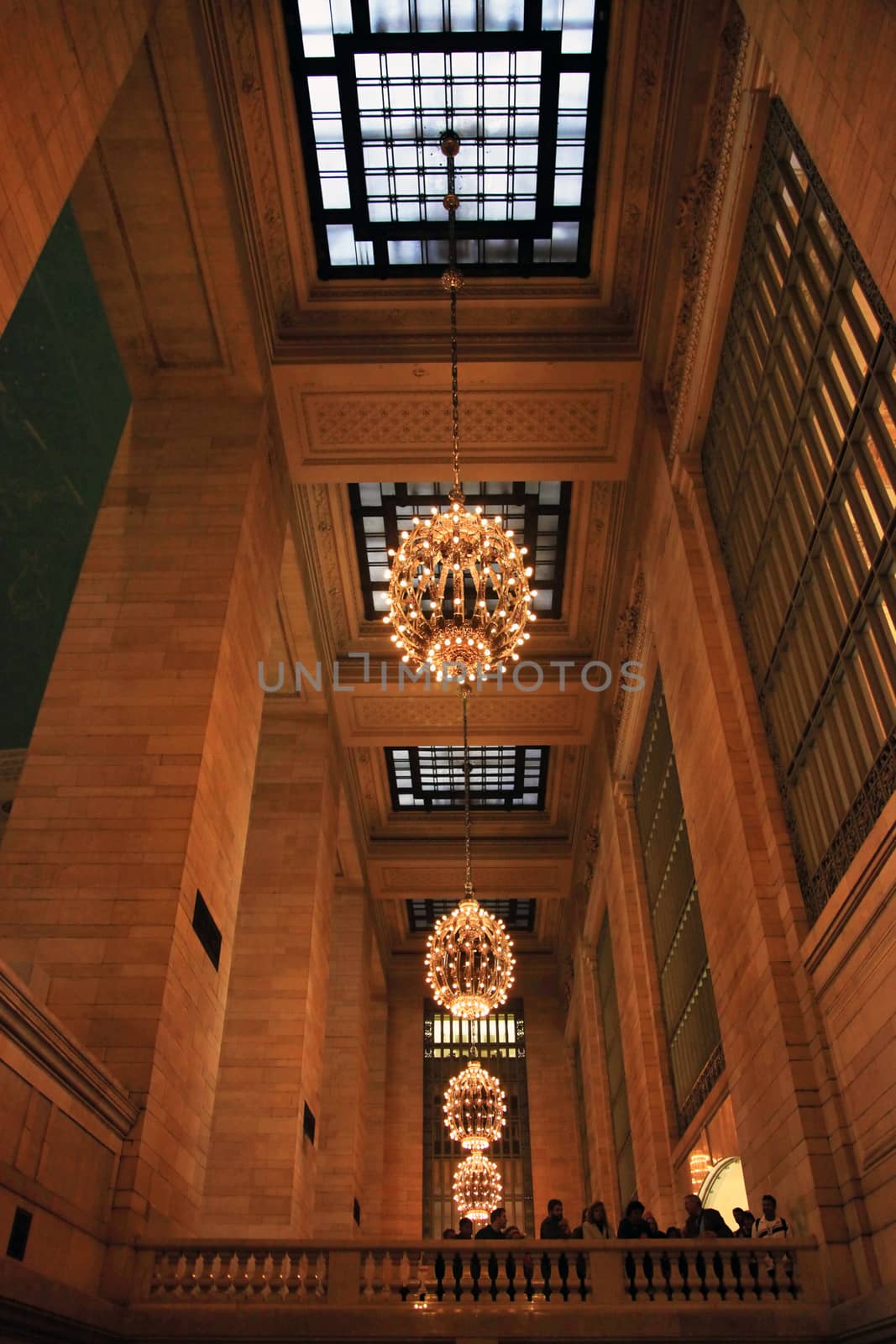 New York , USA - October, 12, 2012: Interior of Grand Central Station in New York. The terminal is the largest train station in the world by number of platforms having 44 in New York 12 October, 2012