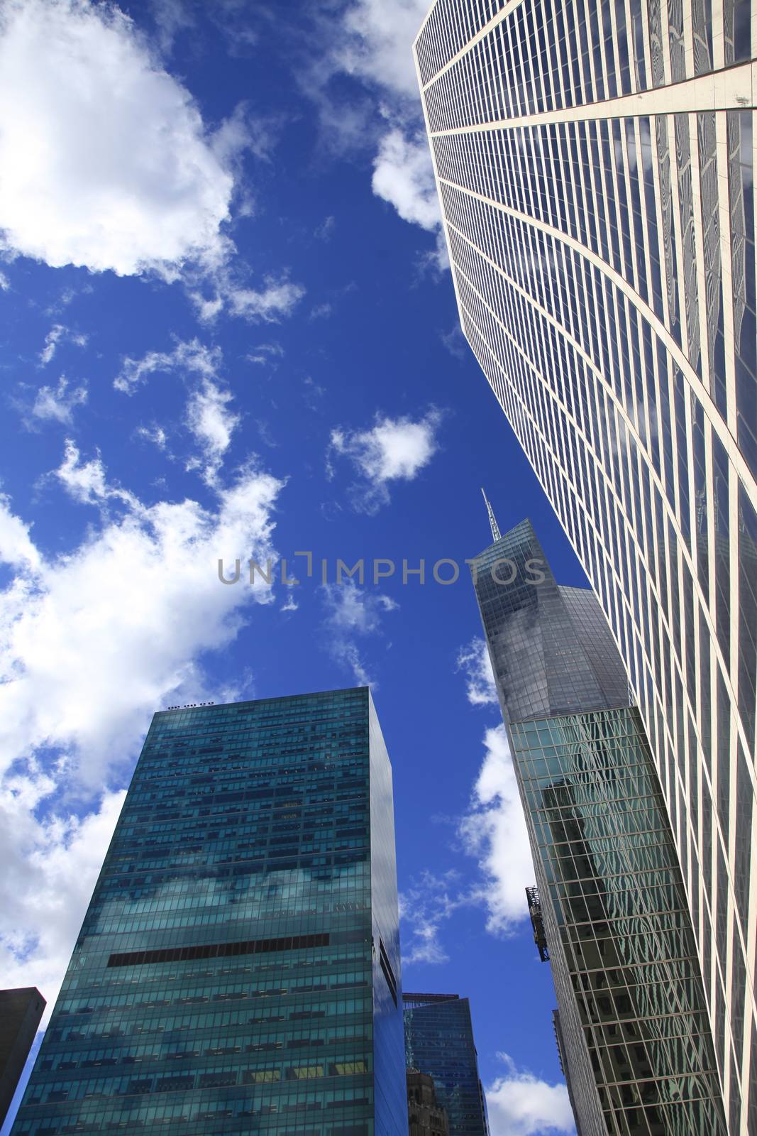 New York, USA - October 12, 2012: Facade Grace Building in New York City. The building was designed principally by Gordon Bunshaft, and completed in 1974.