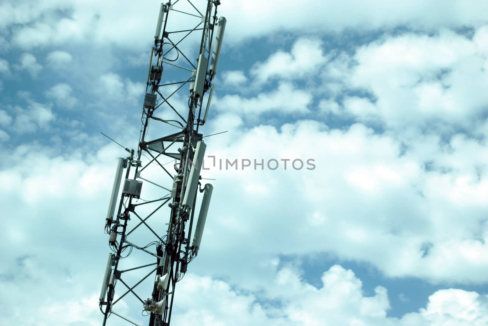 Cellular Equipment Tower (Base Station) by Ale059