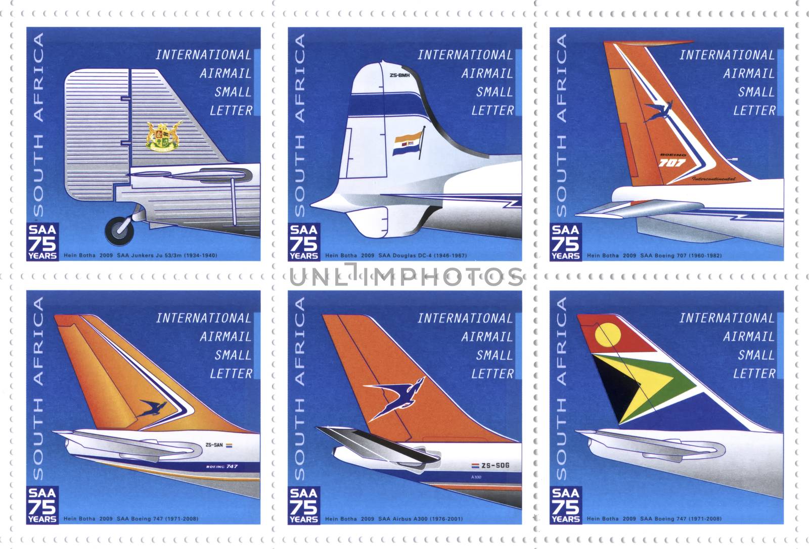 South African Airways Stamps
 by instinia