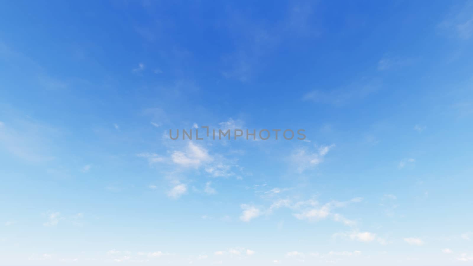 Cloudy blue sky abstract background, blue sky background with tiny clouds, 3d rendering

