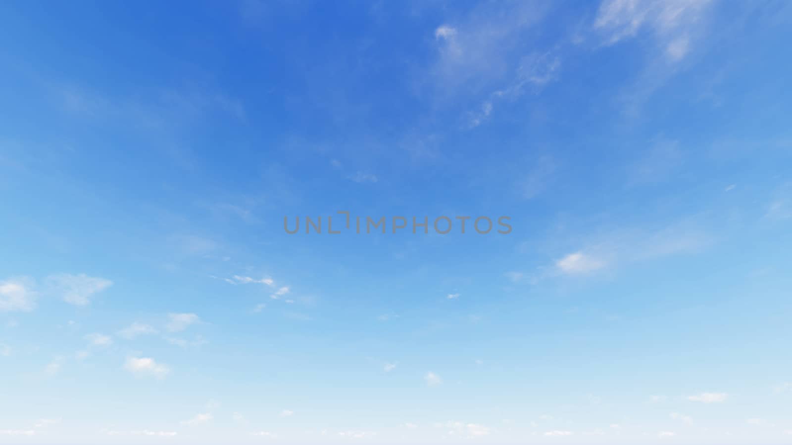 Cloudy blue sky abstract background, blue sky background with tiny clouds, 3d rendering

